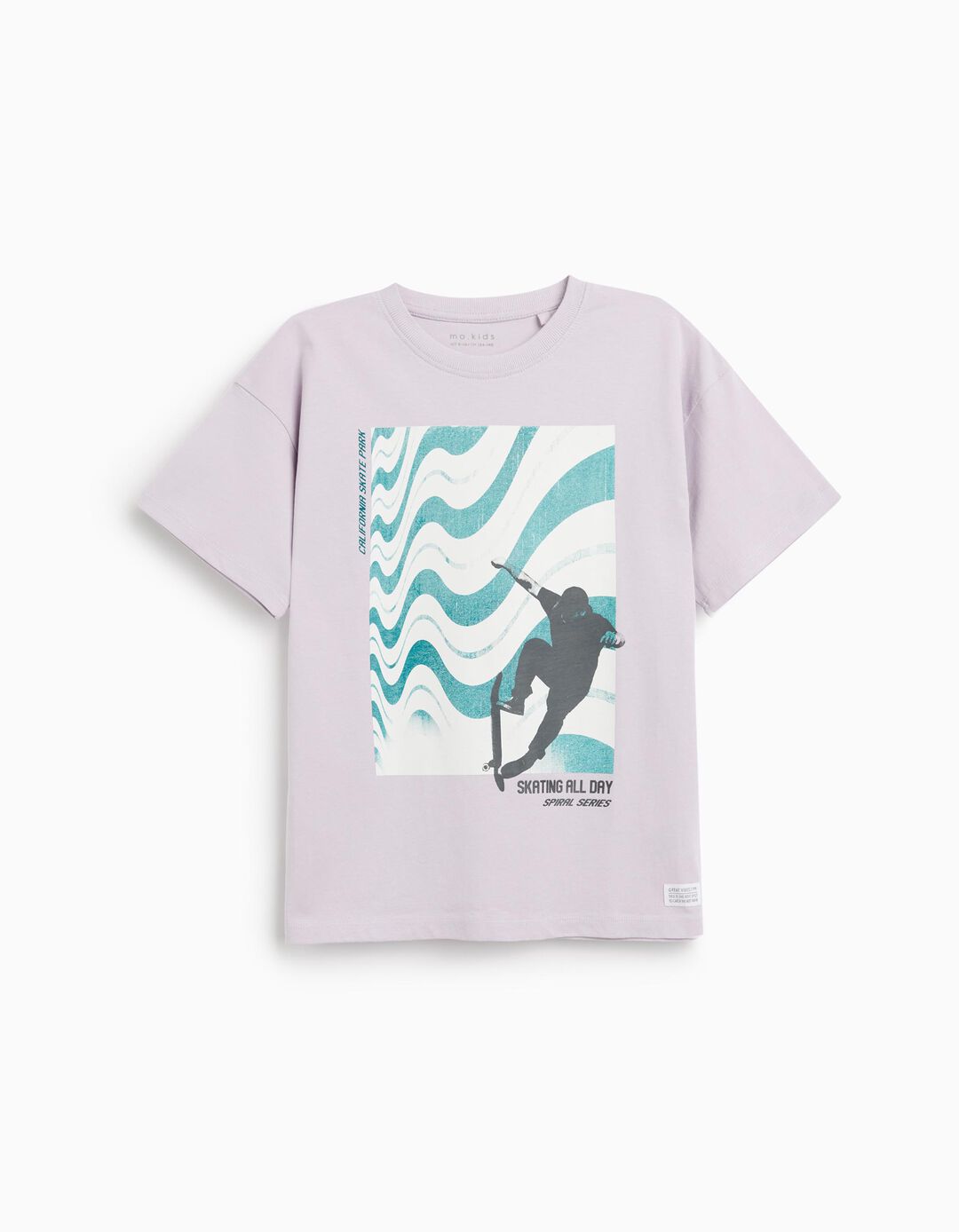 T-shirt Print, Menino, Roxo