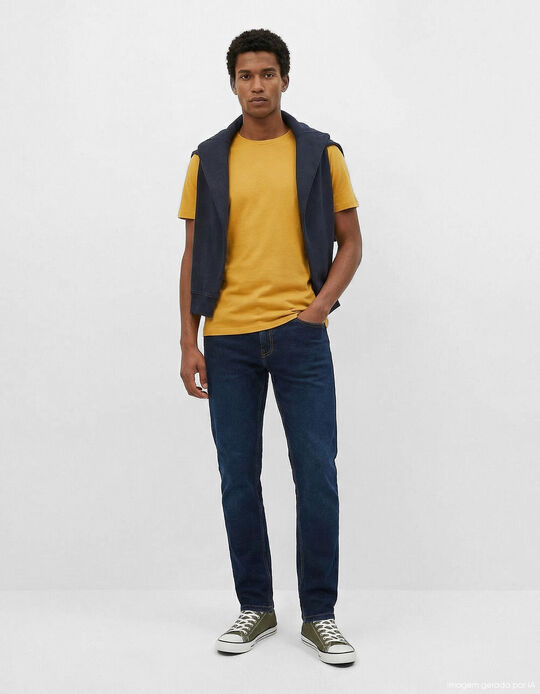 Comprar Online Jeans Slim-fit, Homem, Azul Escuro
