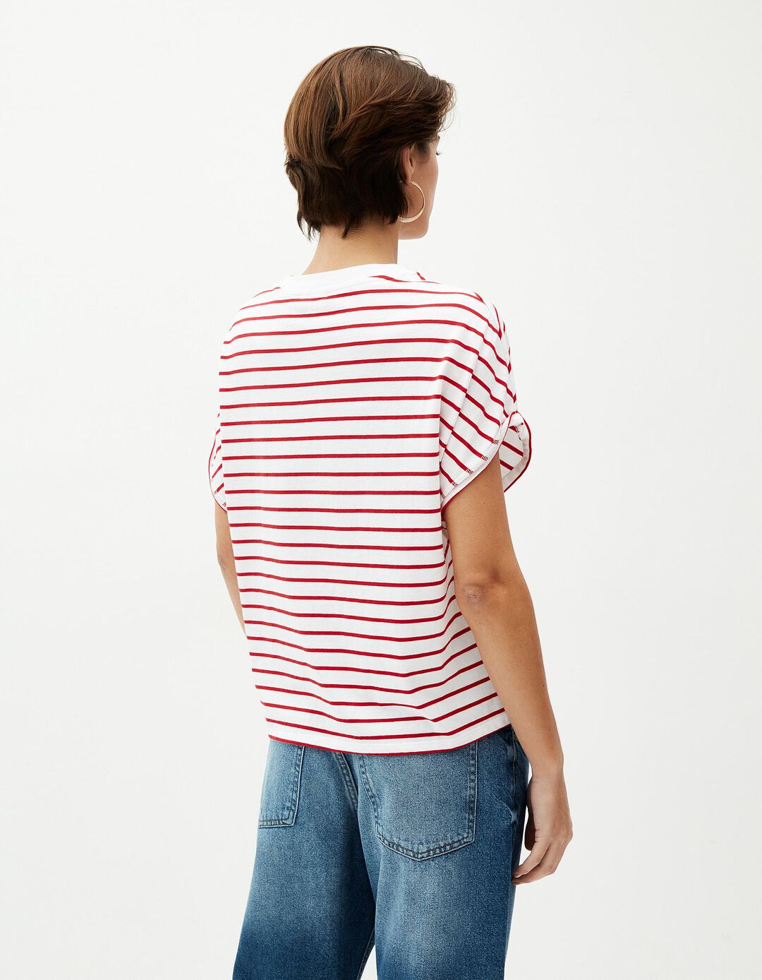 T-shirt Riscas 'Disney', Mulher, Vermelho
