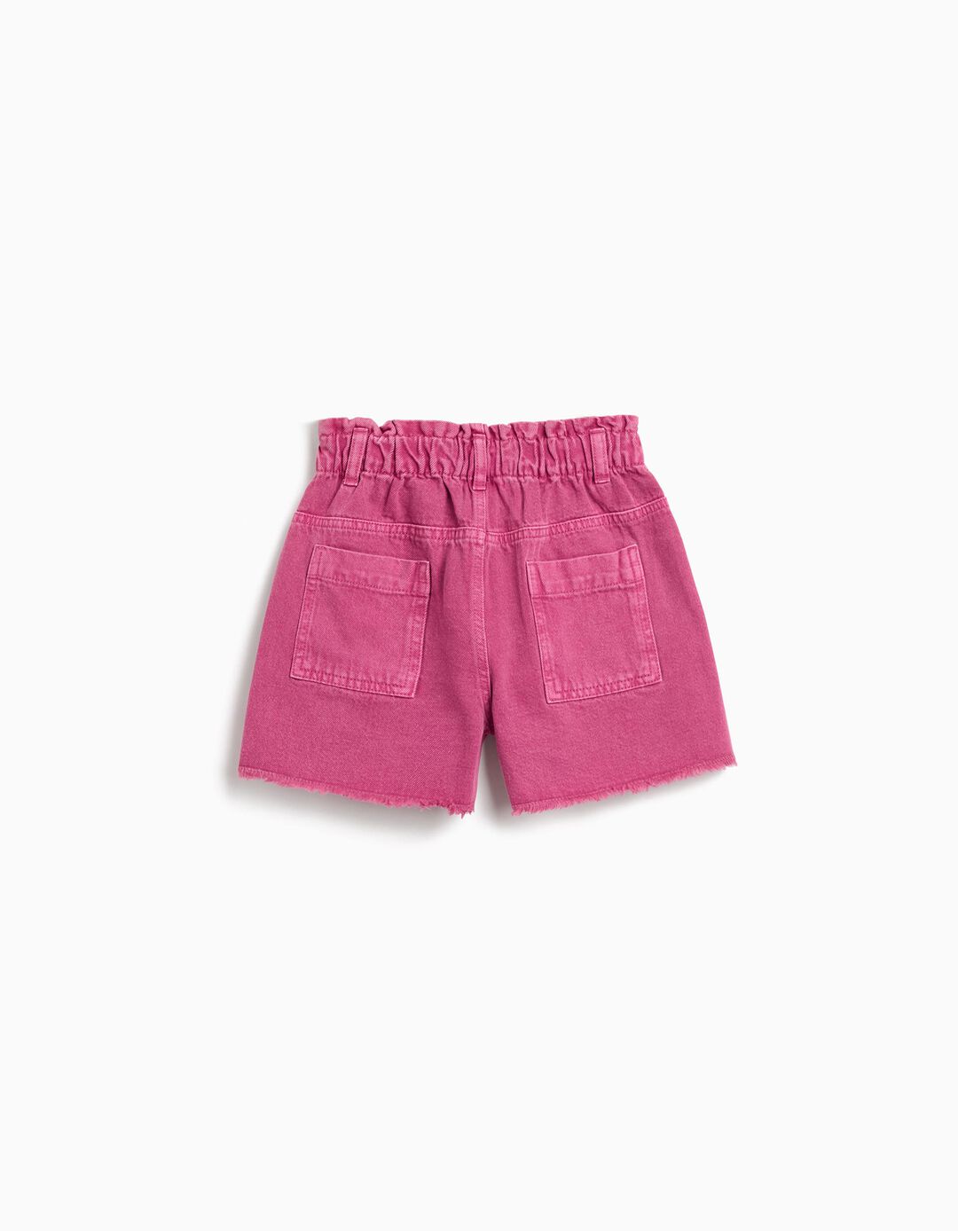 Calções de Ganga, Menina, Rosa Escuro 