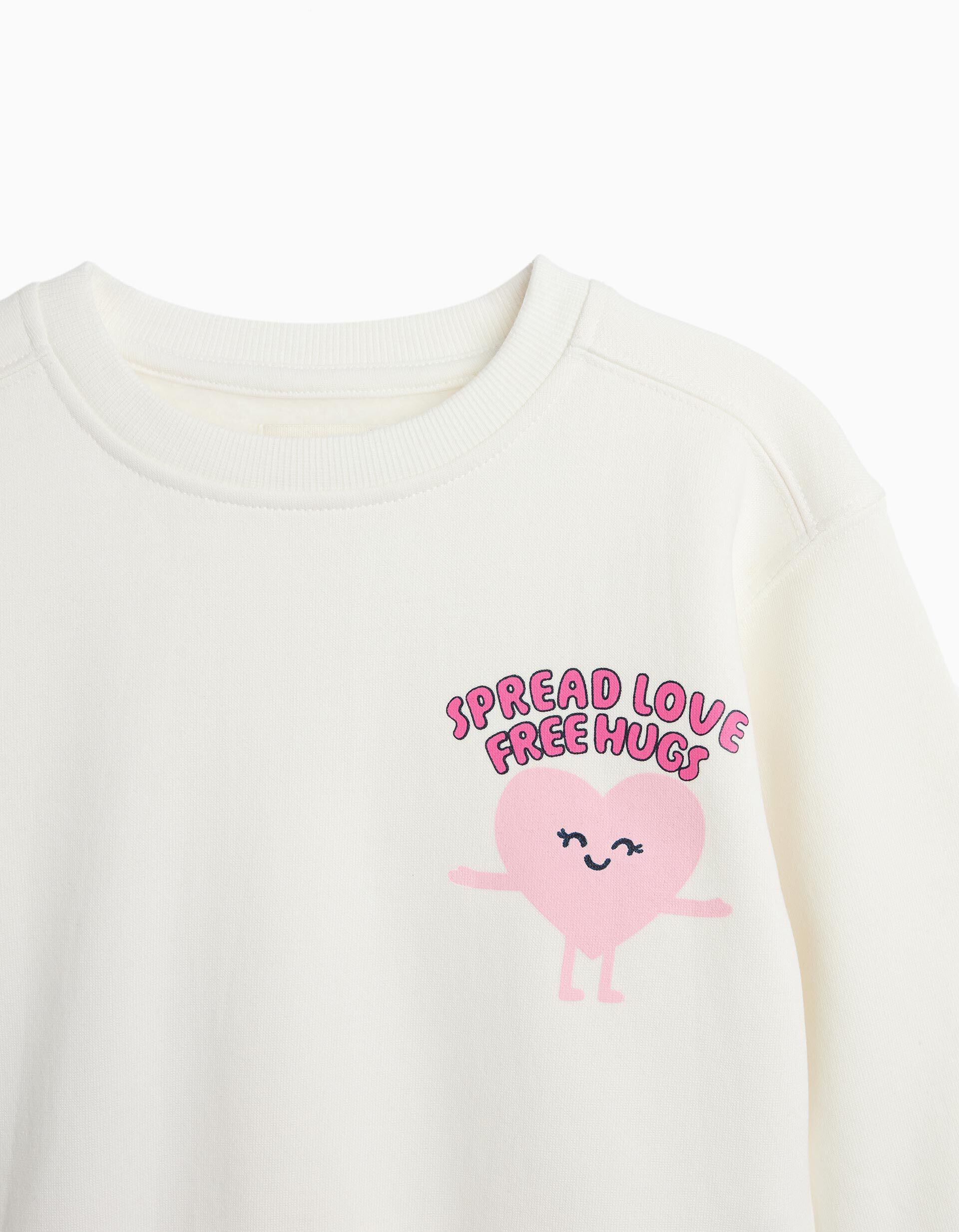 Comprar Online Sweatshirt De Felpa Estampada, Menina, Branco