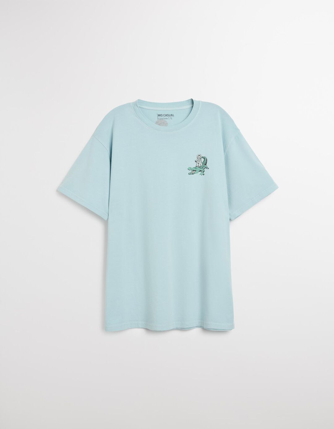 T-shirt 'Peace Language', Adulto, Azul Claro