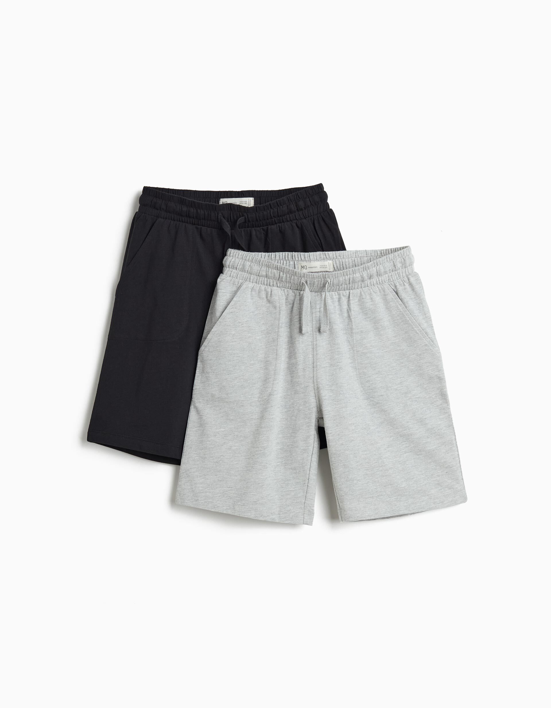 Comprar Online Pack 2 Cal&ccedil;&otilde;es Jersey, Menino, Cinzento Claro