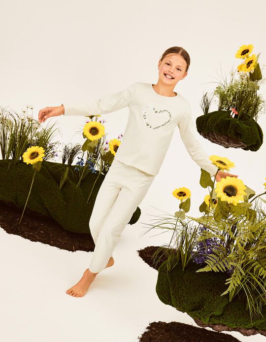 Comprar Online Pijama Jersey, Menina, Verde Claro