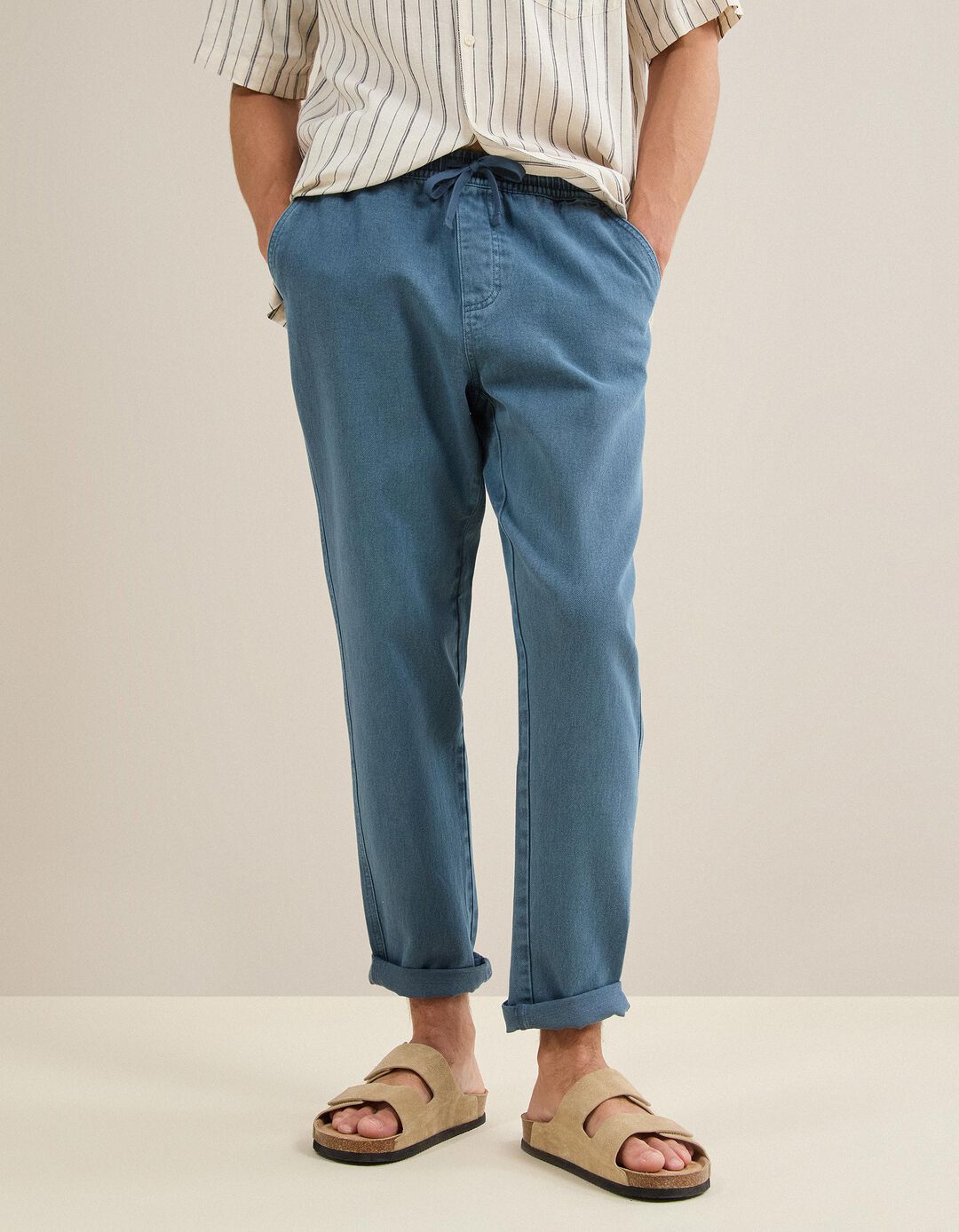 Cal&ccedil;as Joggers, Homem, Azul