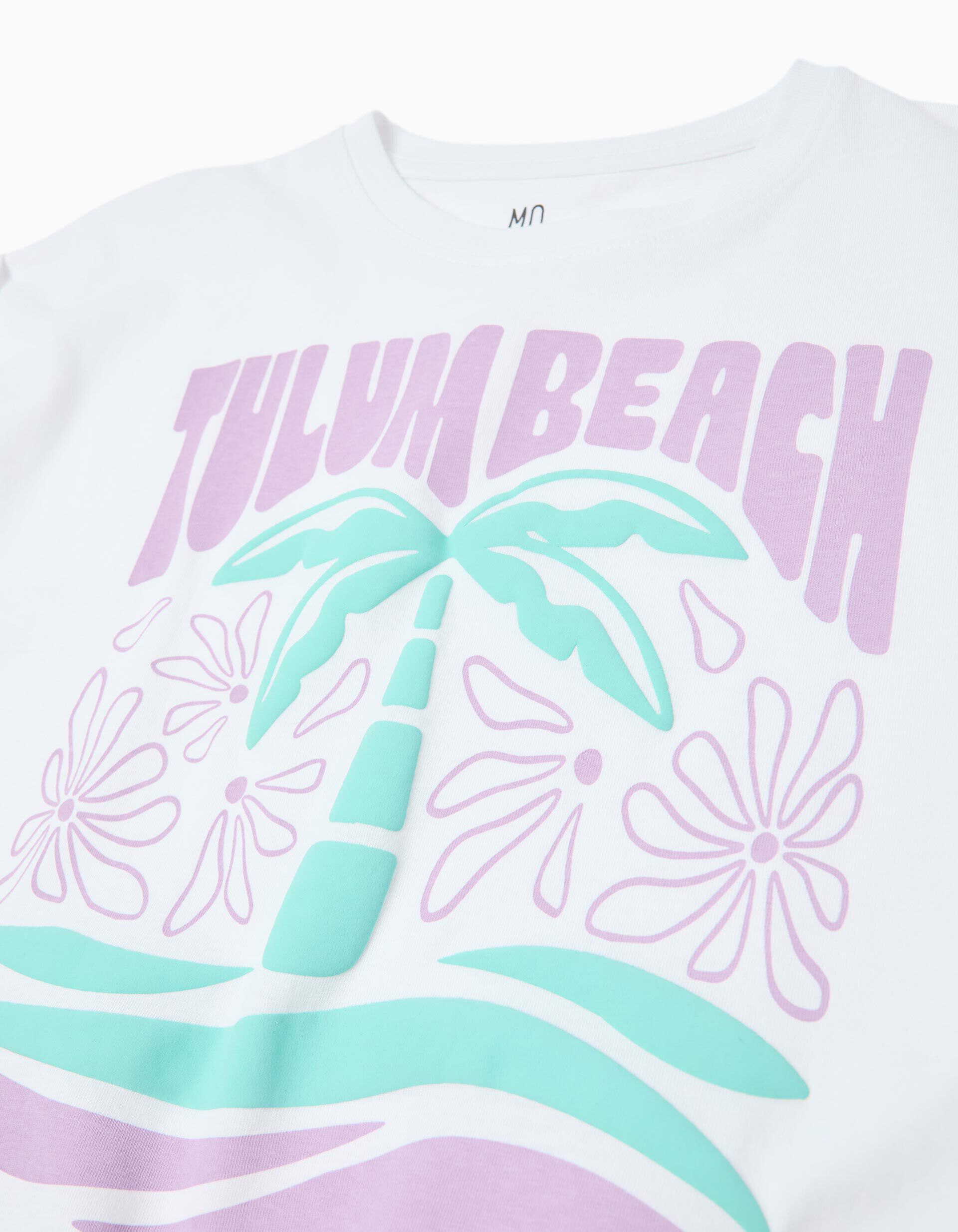 Comprar Online T-shirt Estampado, Menina, Branco