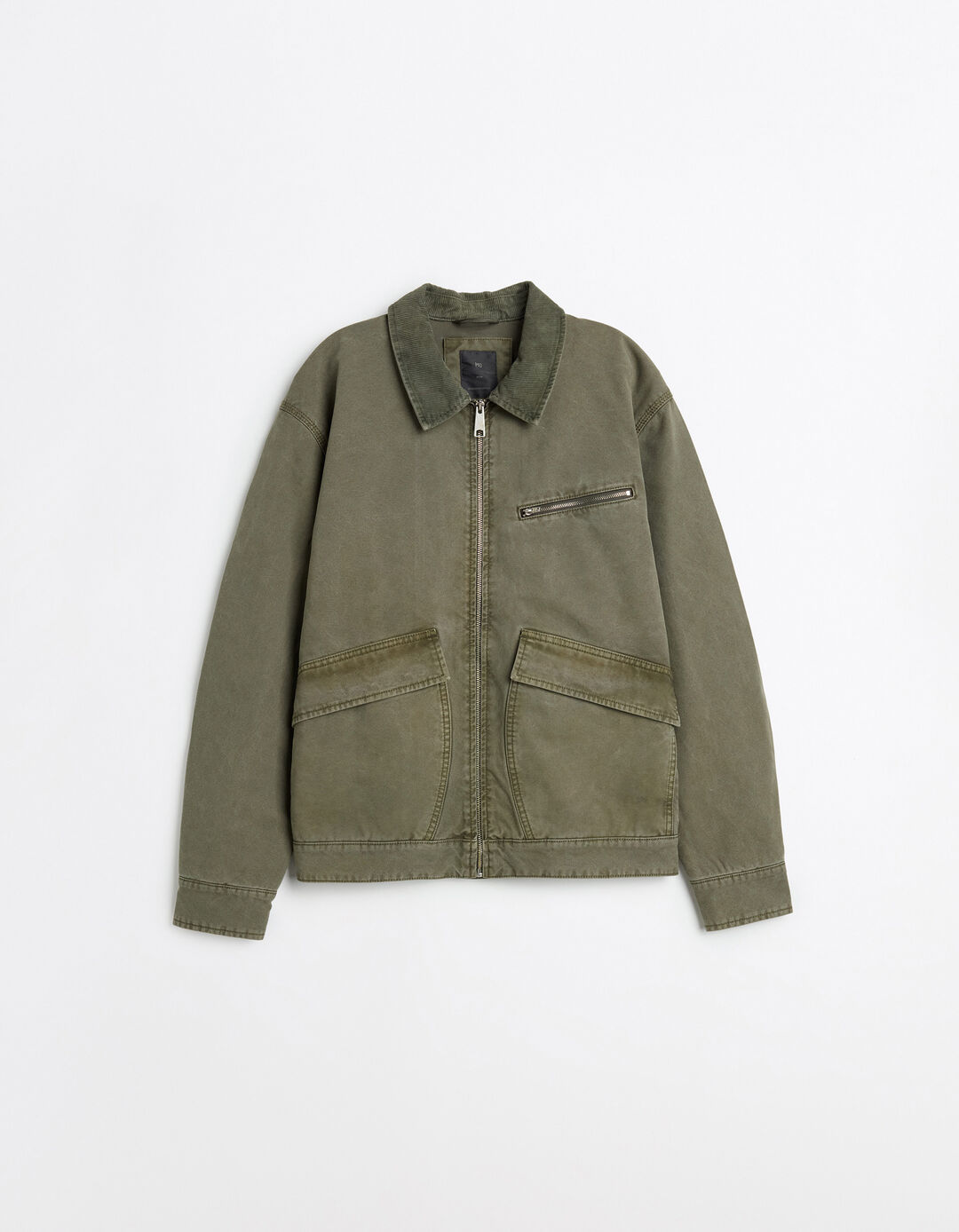 Casaco Canvas, Homem, Verde Escuro