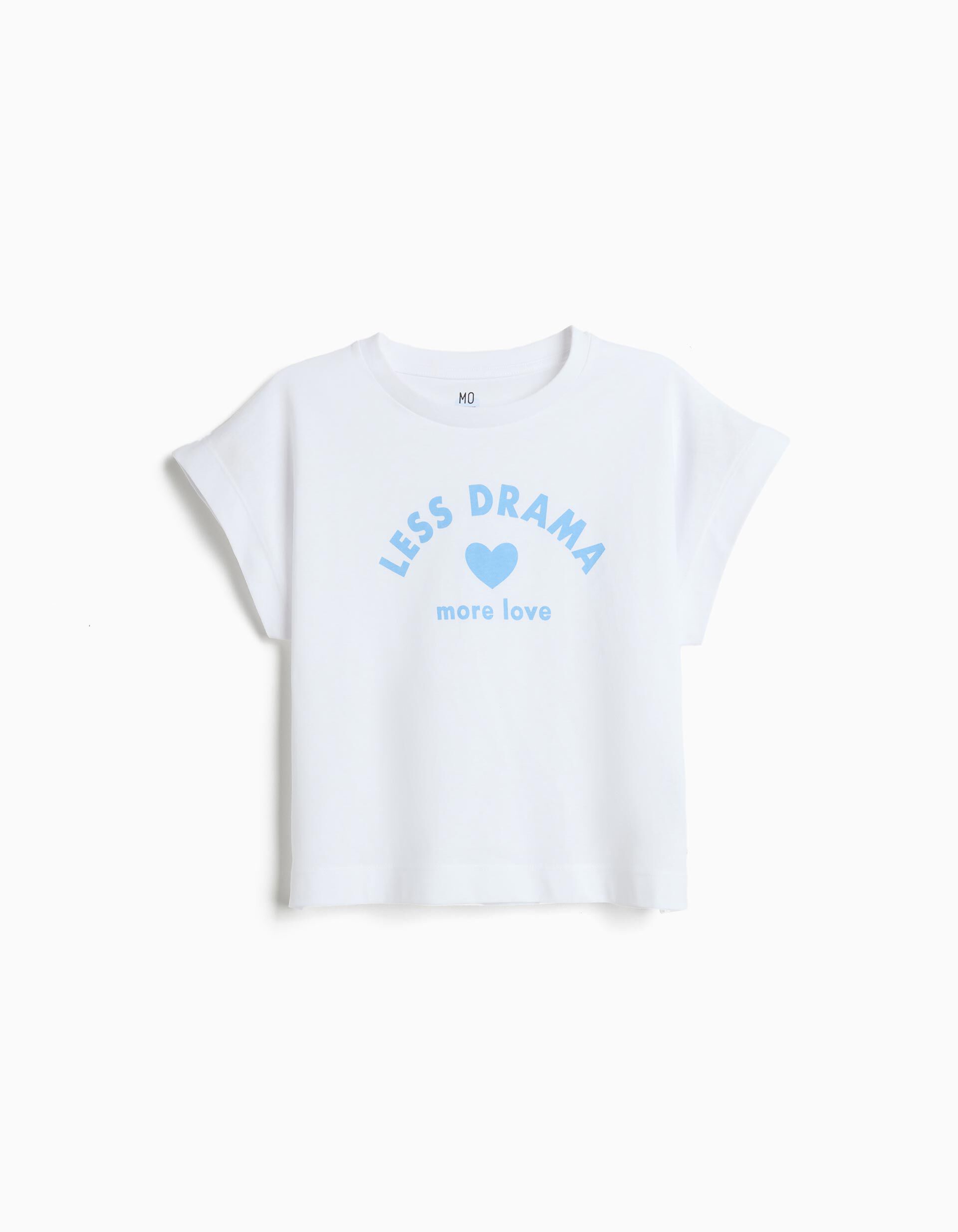Comprar Online T-shirt Estampada, Menina, Branco