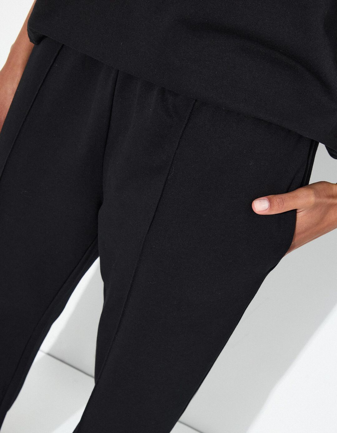 Joggers Wide Leg, Mulher, Preto