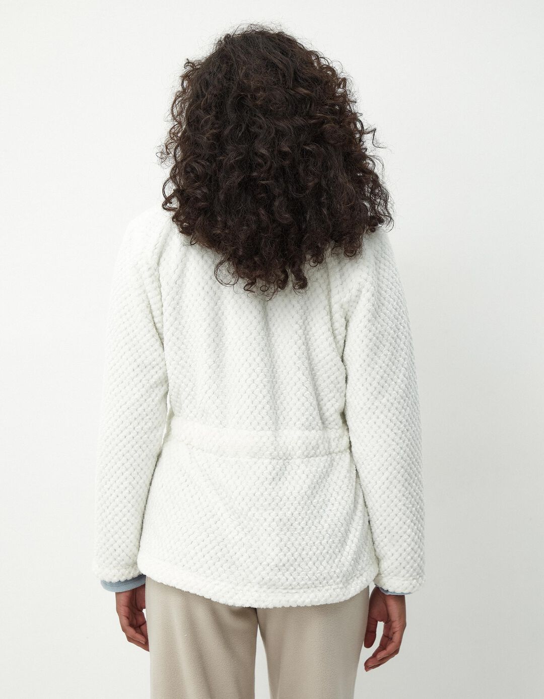 Casaco Polar, Mulher, Branco