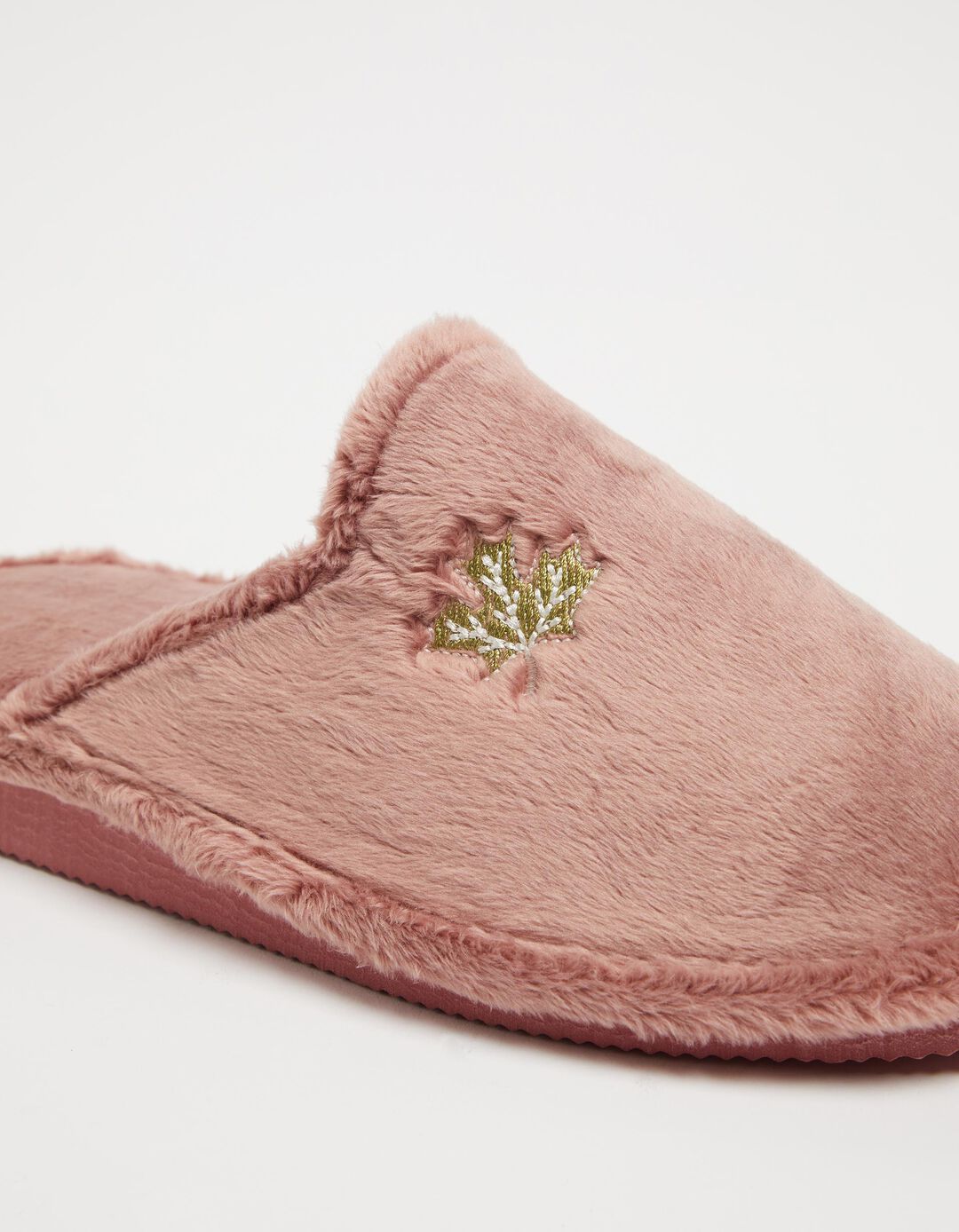 Chinelos Bordado, Mulher, Rosa