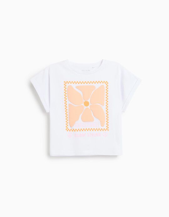 Comprar Online T-shirt Estampado, Menina, Bege Claro