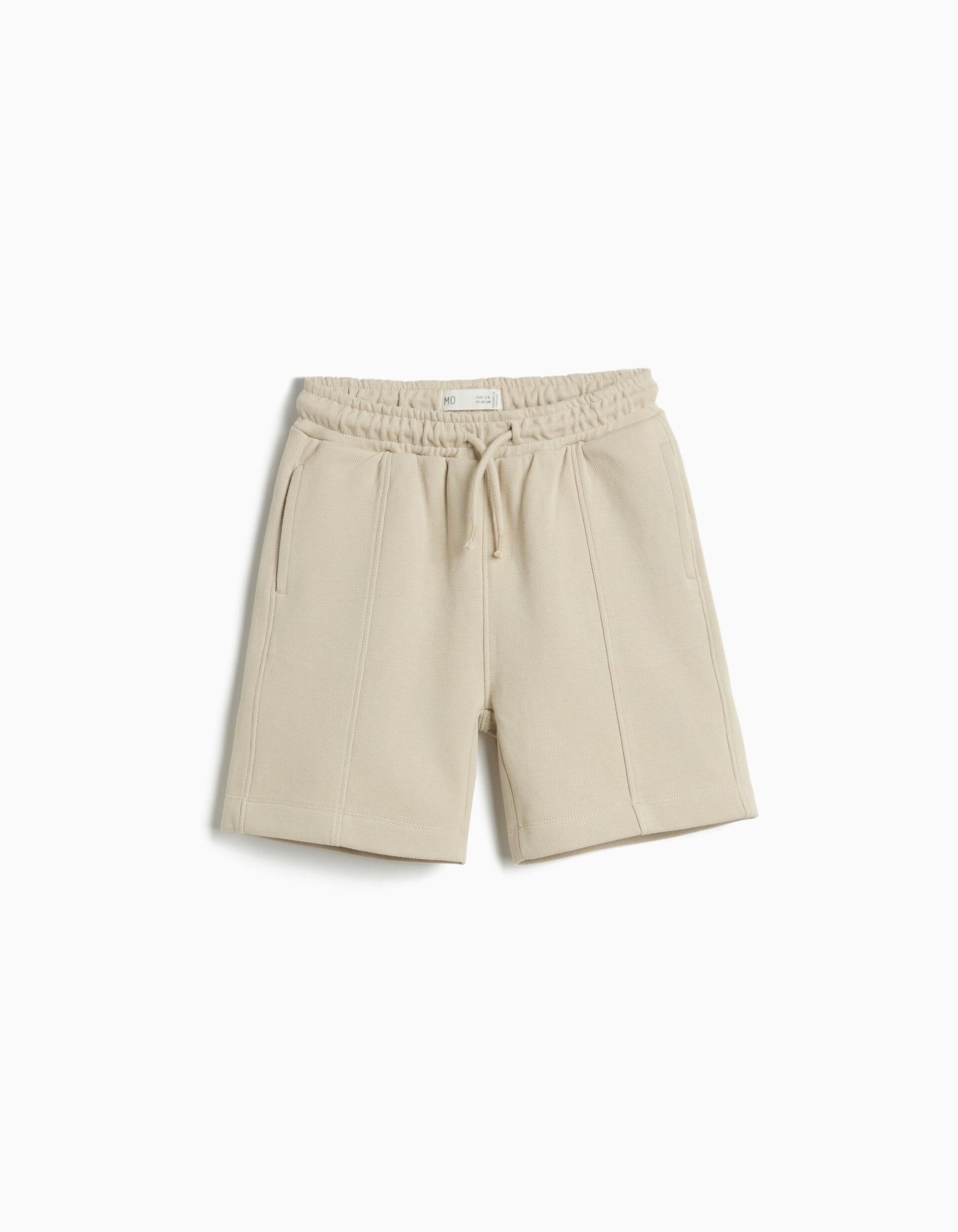 Comprar Online Cal&ccedil;&otilde;es de Felpa Texturizados, Menino, Bege Claro