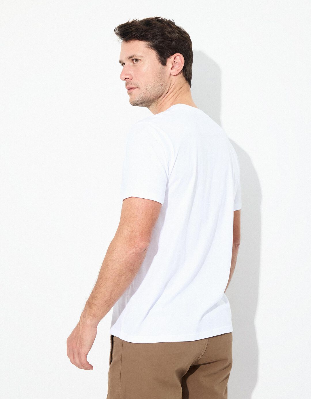 T-shirt Jersey, Homem, Branco