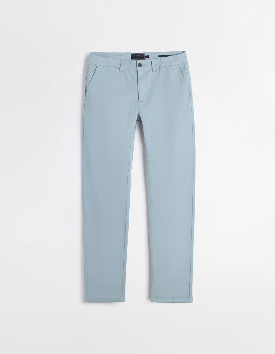 Calças 'Slim fit', Homem, Cinzento