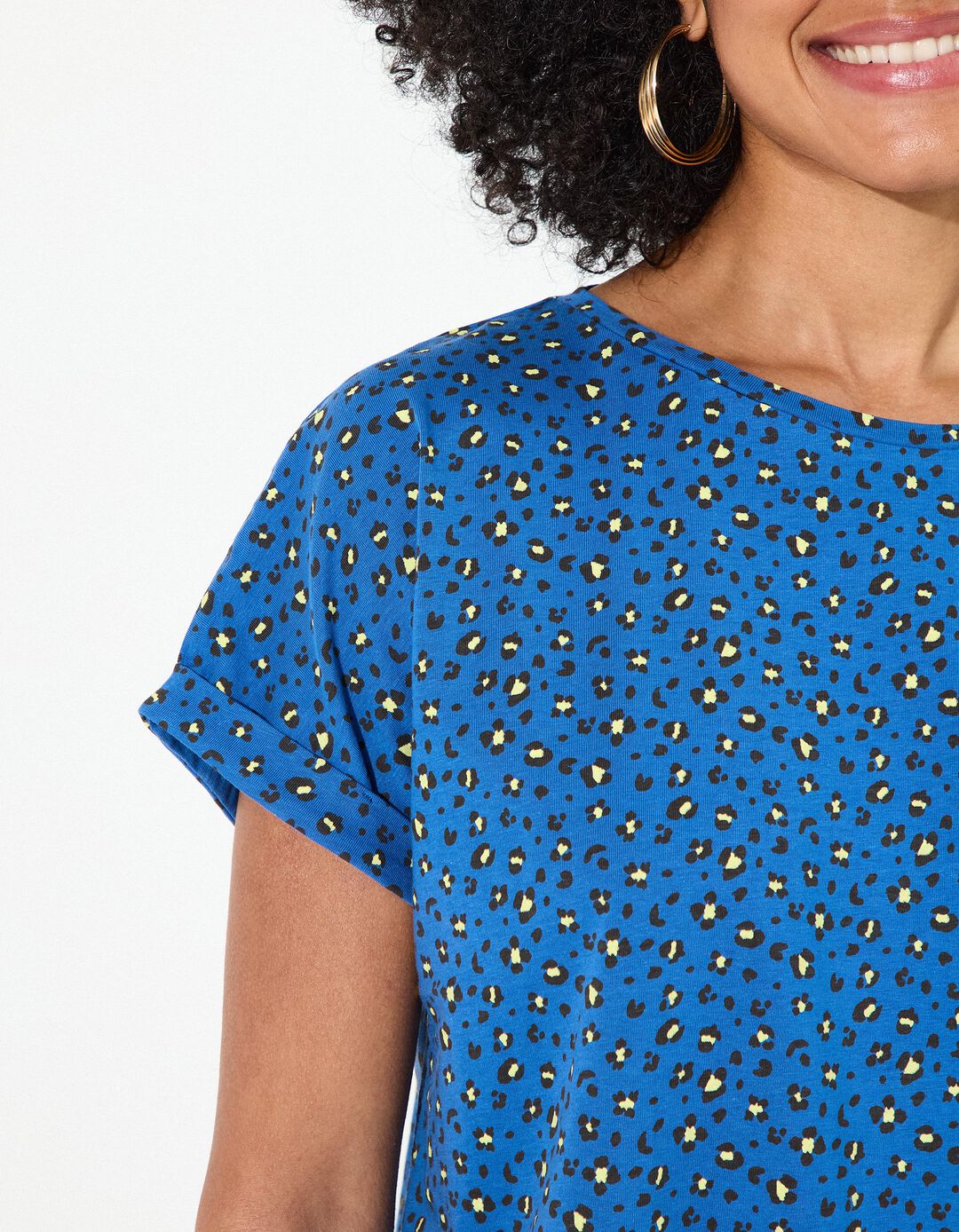 T-shirt, Mulher, Azul 