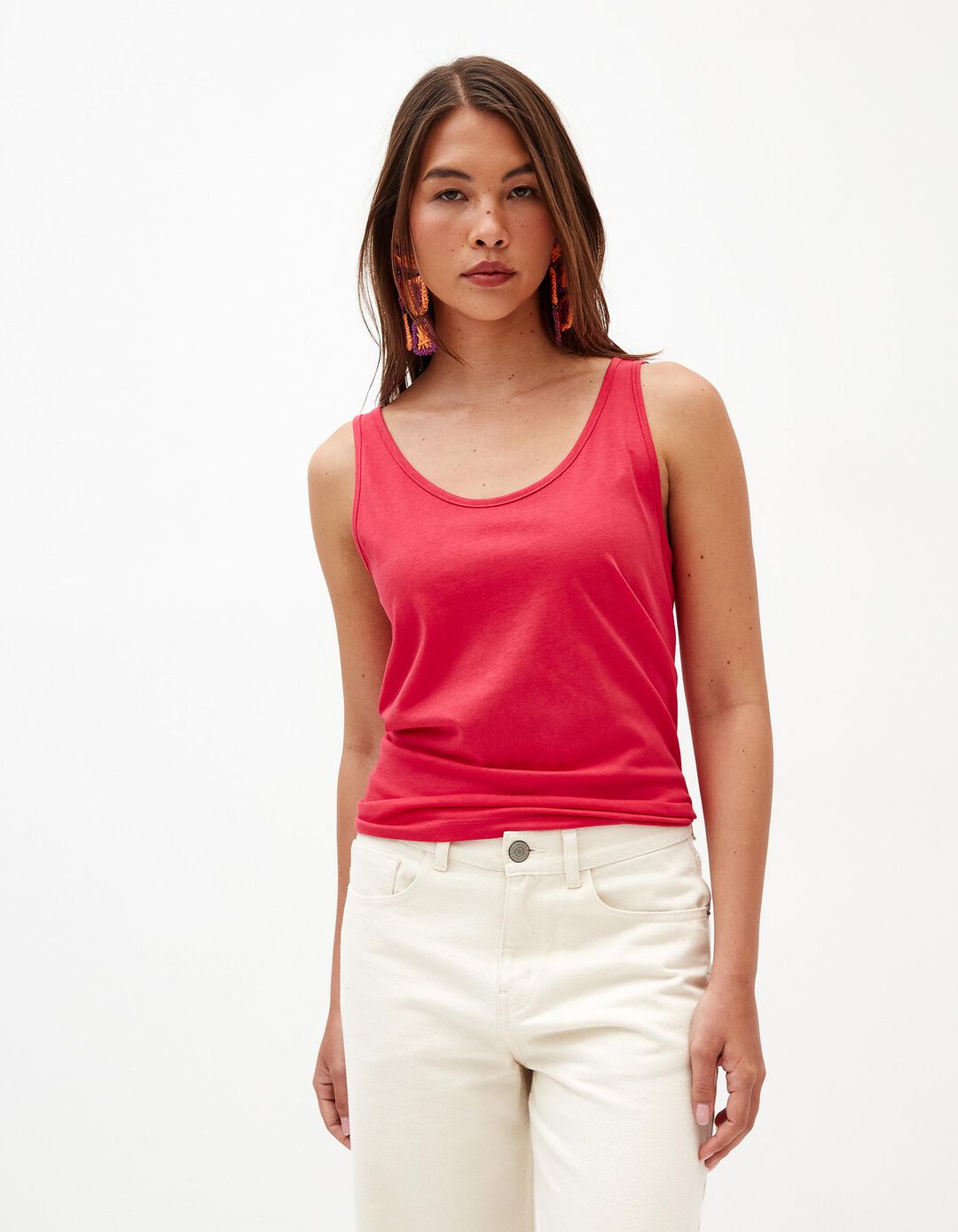 Top Jersey, Mulher, Rosa