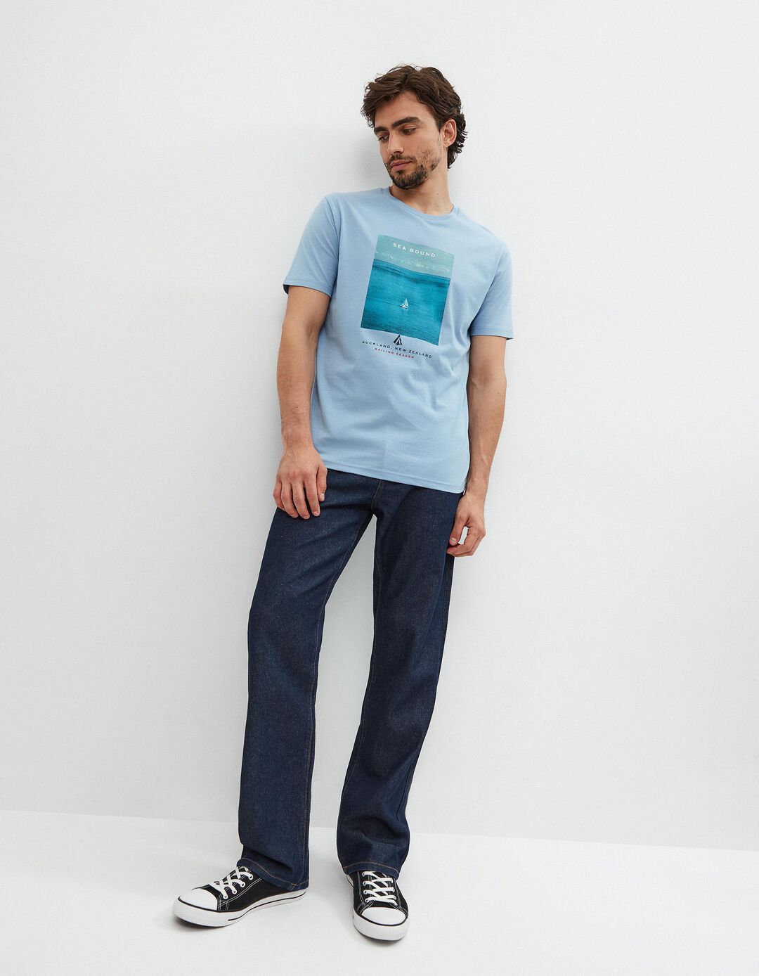 Jeans, Homem, Azul