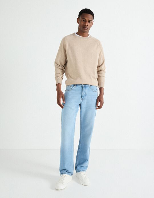 Comprar Online Calças de Ganga 'Straight Fit', Homem, Azul Claro