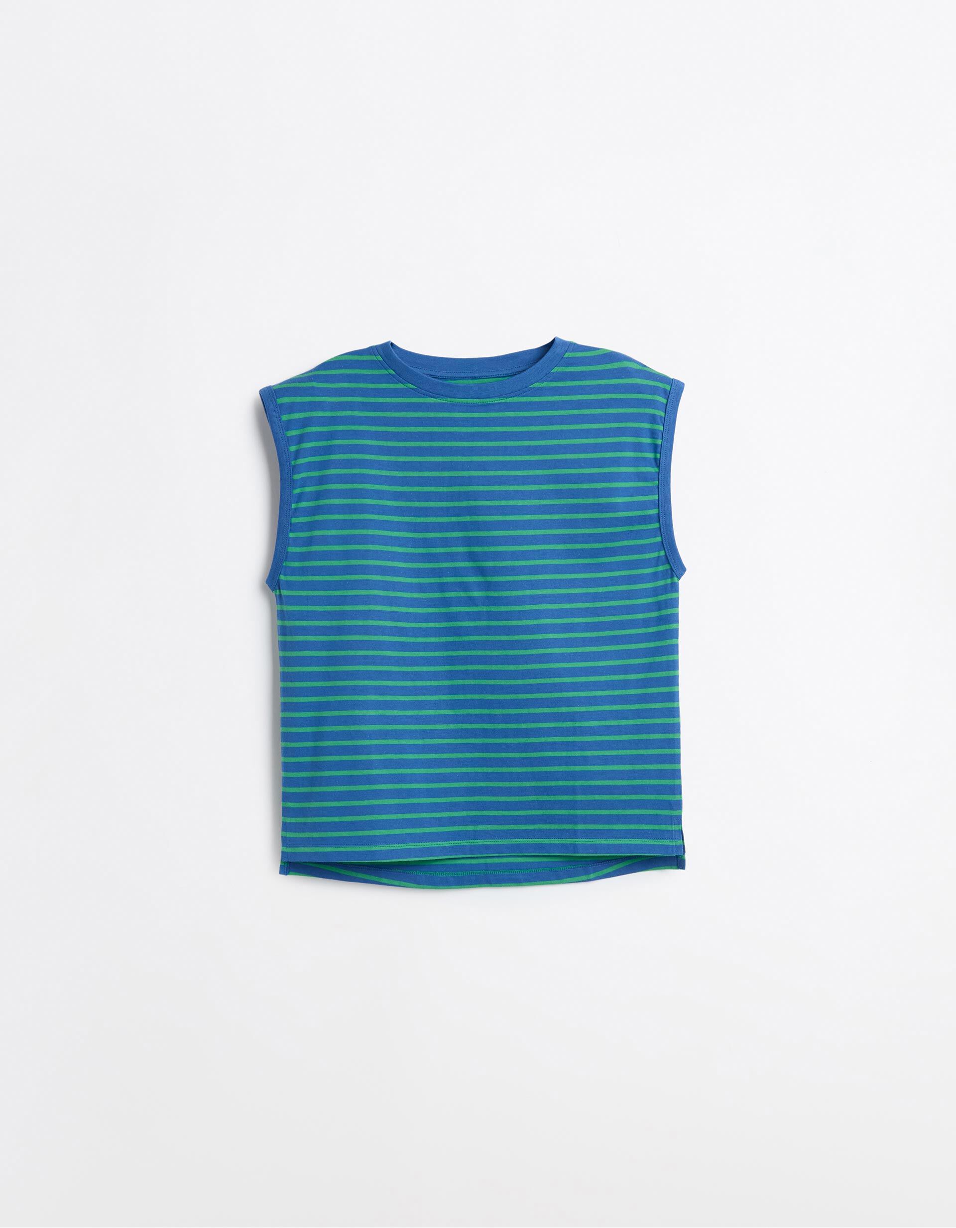 Comprar Online T-shirt &Agrave;s Riscas, Mulher, Azul
