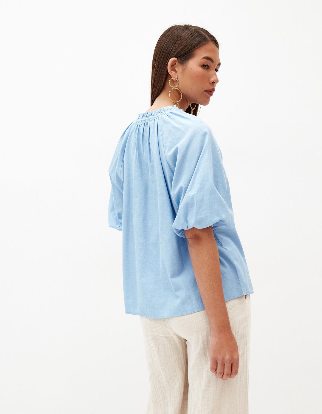 Blusa, Mulher, Azul