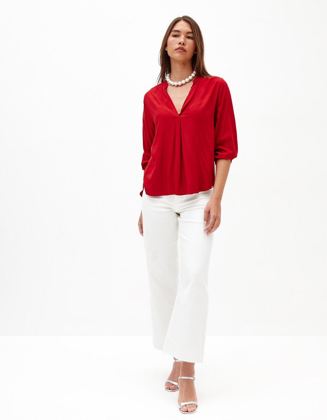 Calças 'Marine', Mulher, Branco