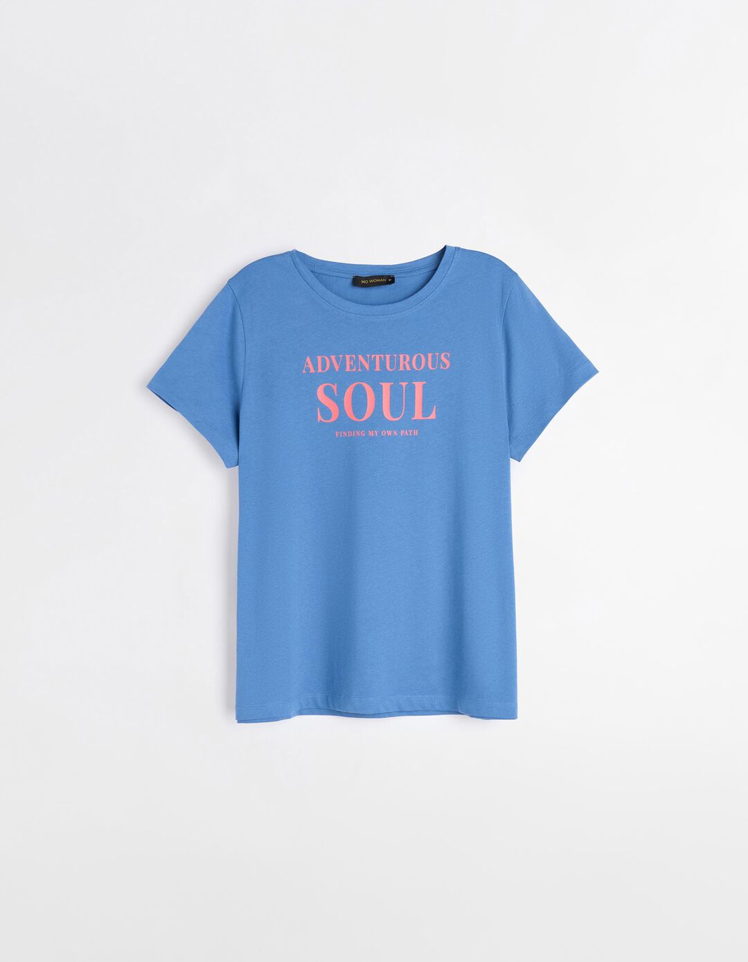 T-shirt Estampado, Mulher, Azul