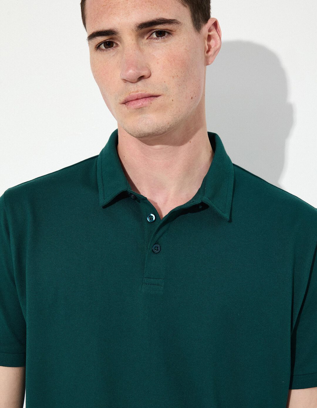Polo Coolmax®, Homem, Verde Escuro 