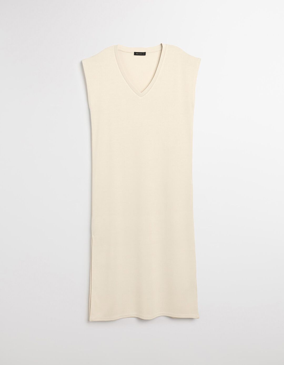 Vestido, Mulher, Bege Claro