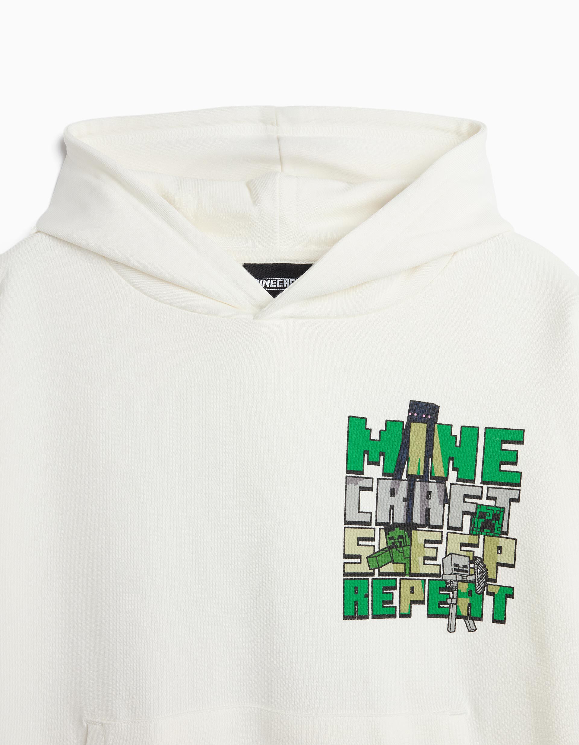 Comprar Online Sweatshirt De Felpa 'Minecraft', Menino, Branco