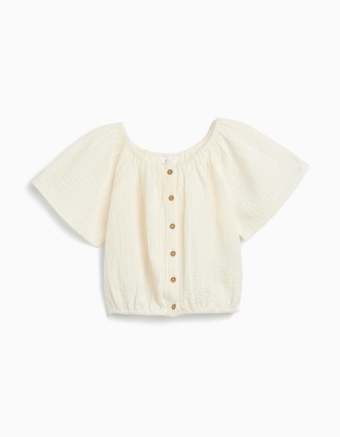 Blusa, Menina, Branco