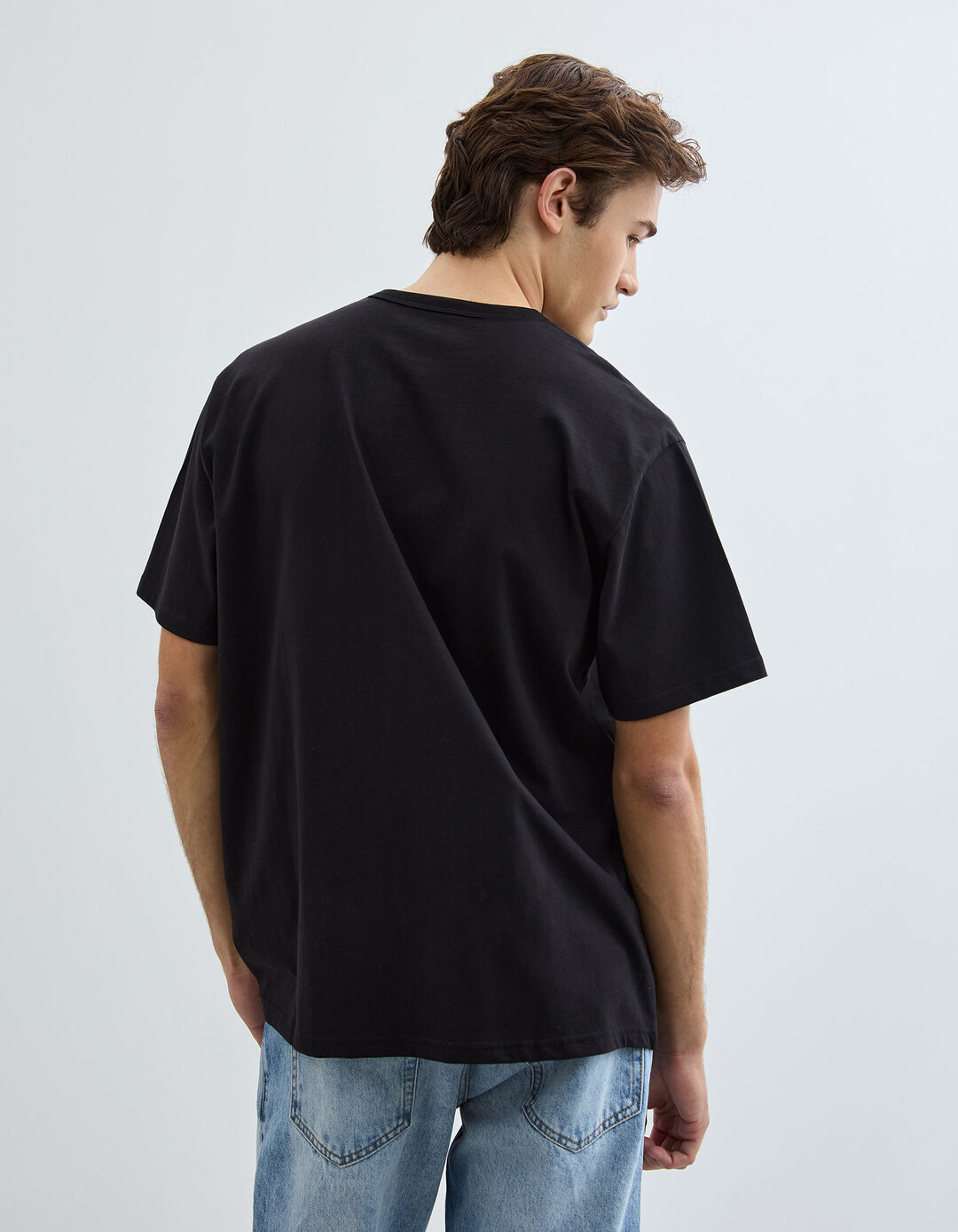 T-shirt Heavy Jersey, Homem, Preto