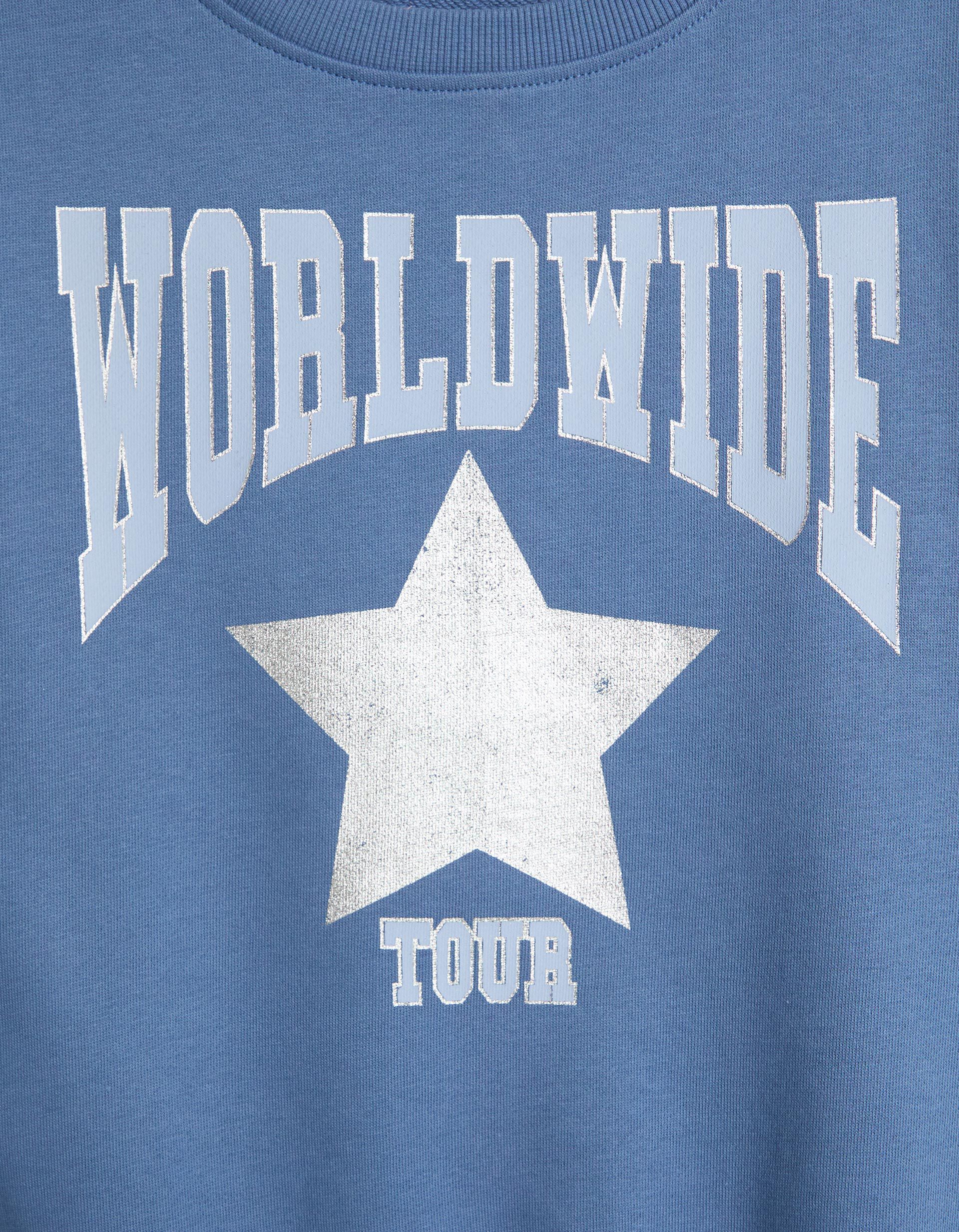 Comprar Online Sweatshirt Com Estampado, Menina, Azul Escuro