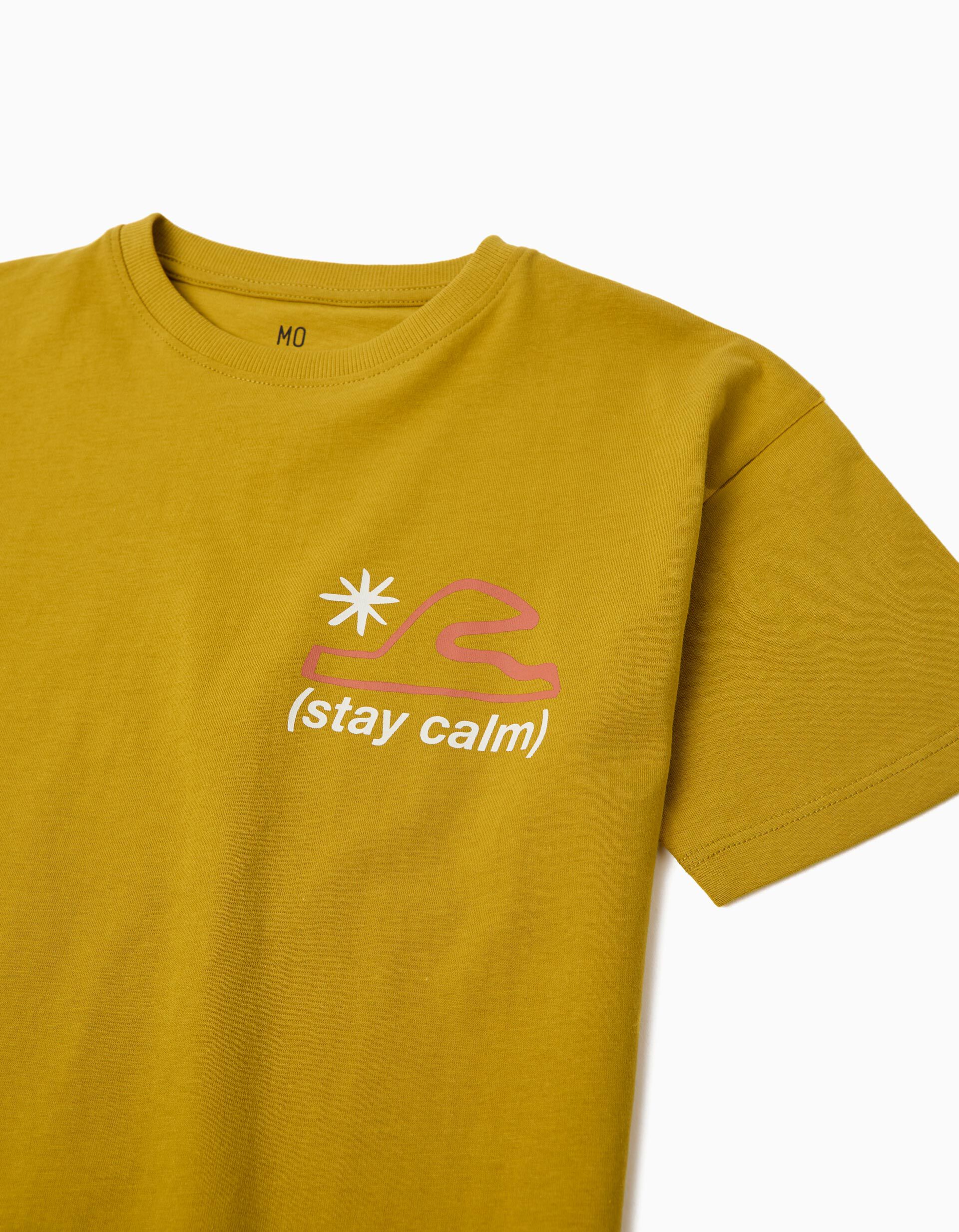 Comprar Online T-shirt Estampada, Menino, Amarelo Escuro