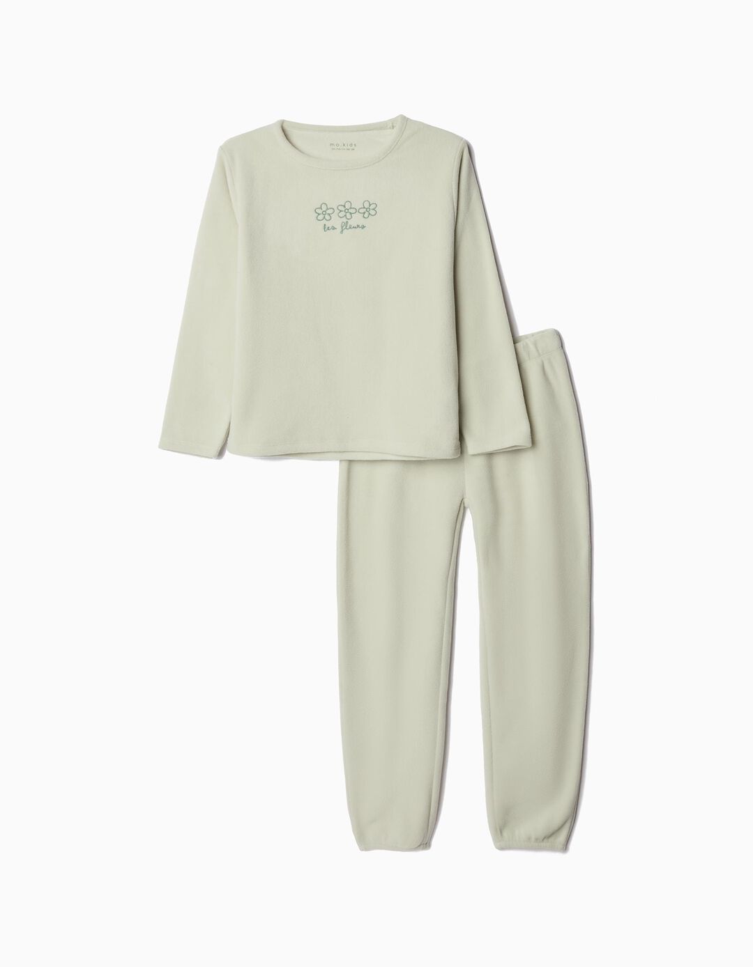 Pijama Polar, Menina, Verde Claro