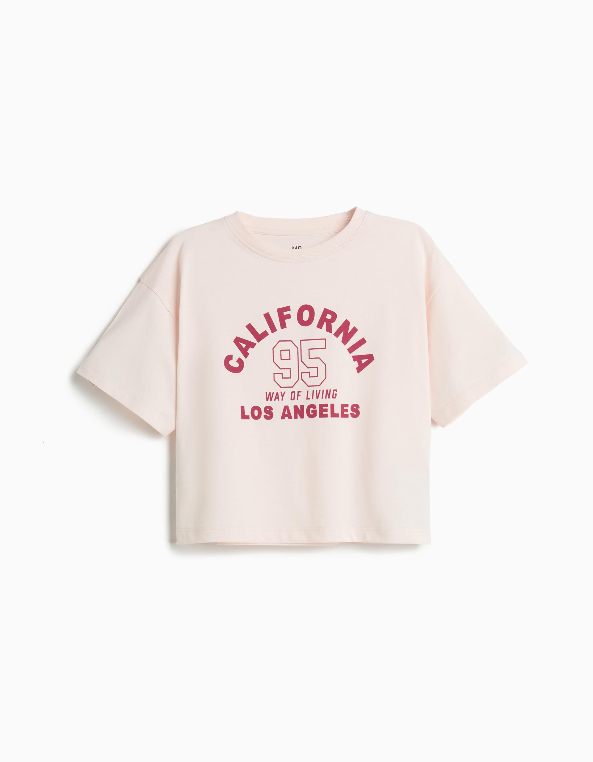 Comprar Online T-shirt Estampada, Menina, Rosa Claro