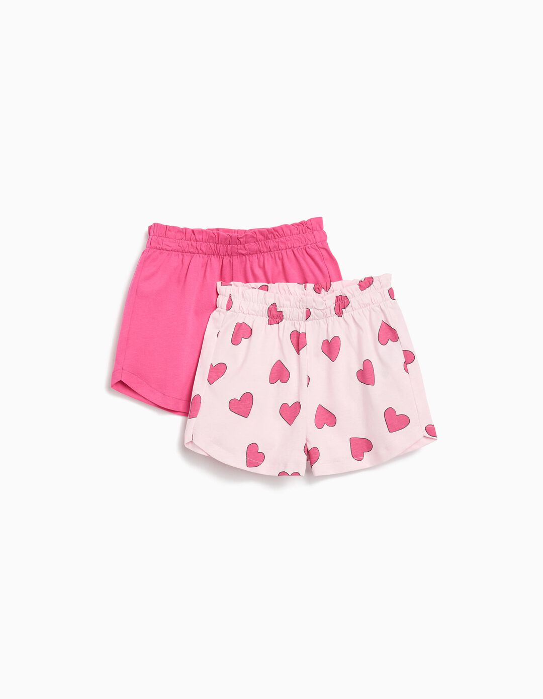 Pack 2 Calções, Menina, Rosa Escuro 