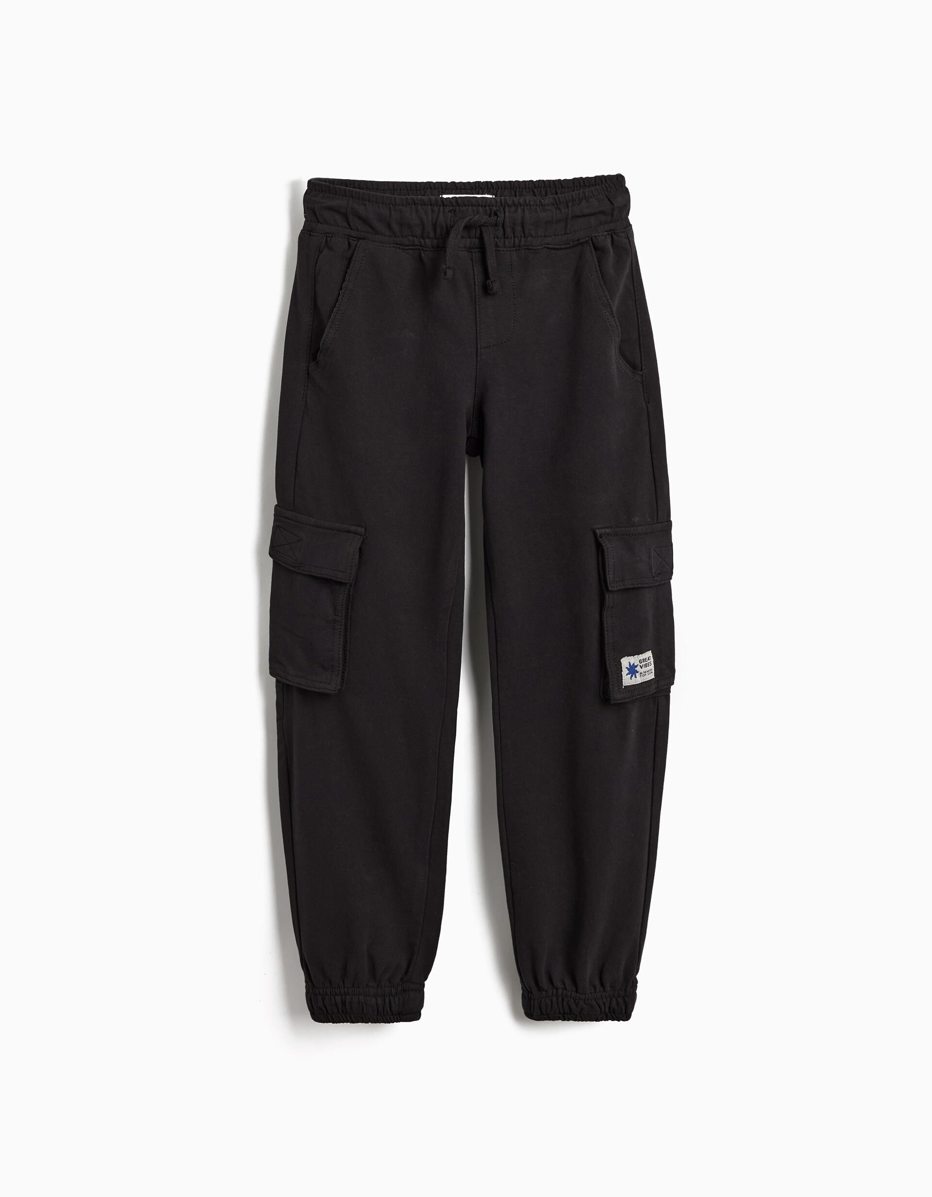 Comprar Online Joggers Cargo, Menino, Preto