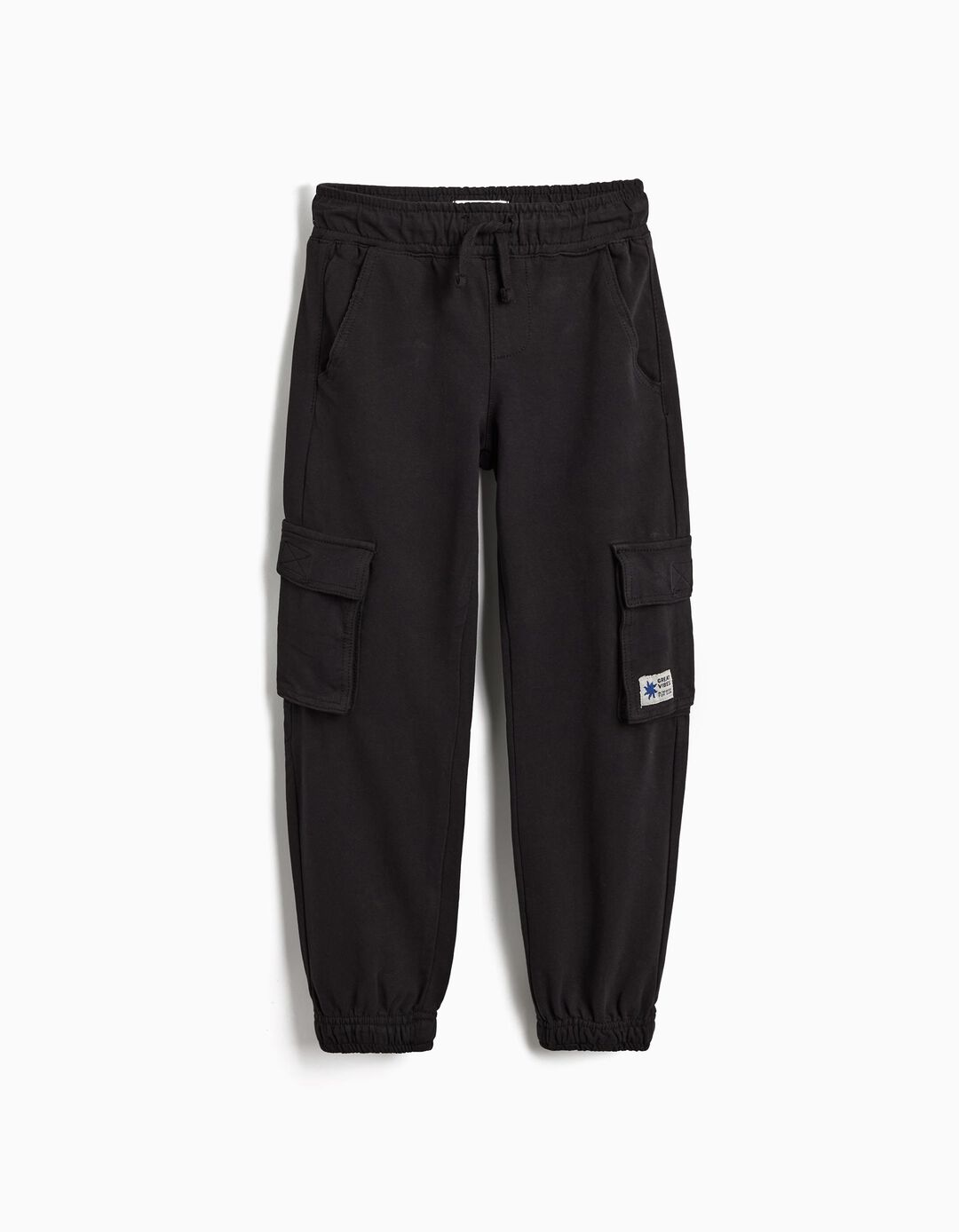 Joggers Cargo, Menino, Preto