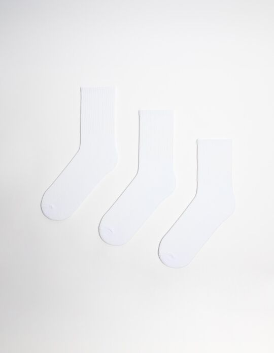 Comprar Online Pack 3 Meias, Homem, Branco