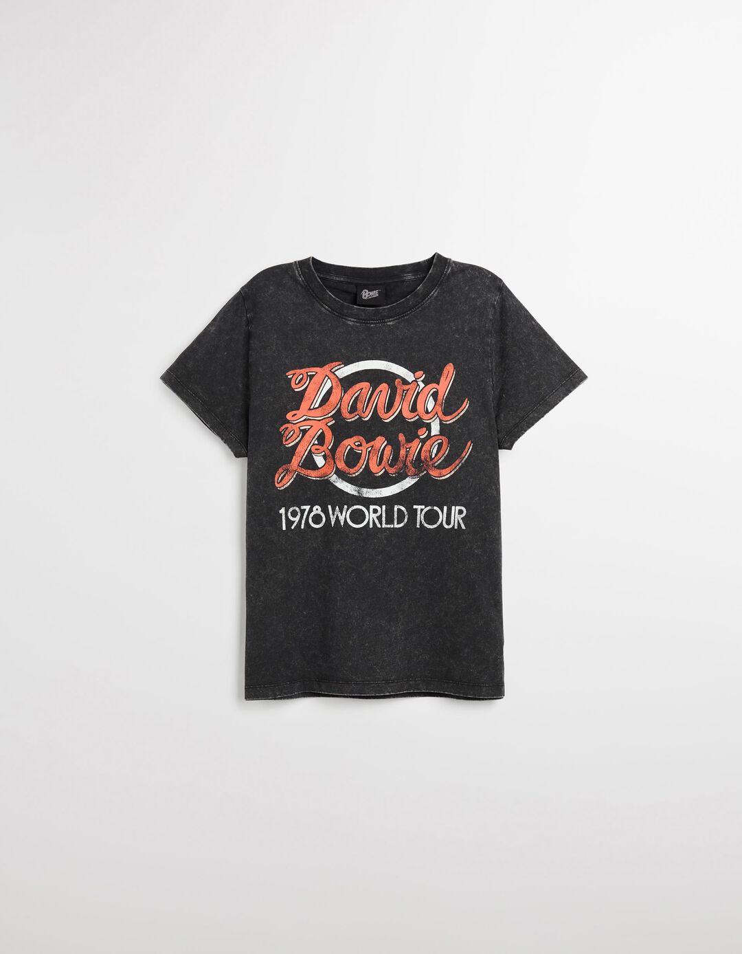 T-shirt 'David Bowie', Mulher, Preto