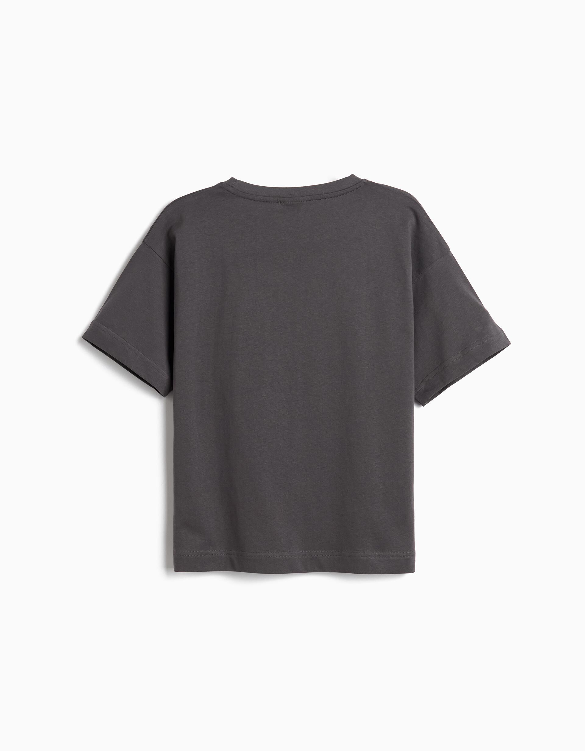 Comprar Online T-shirt 'Capibara Capyfun', Menina, Cinzento Escuro