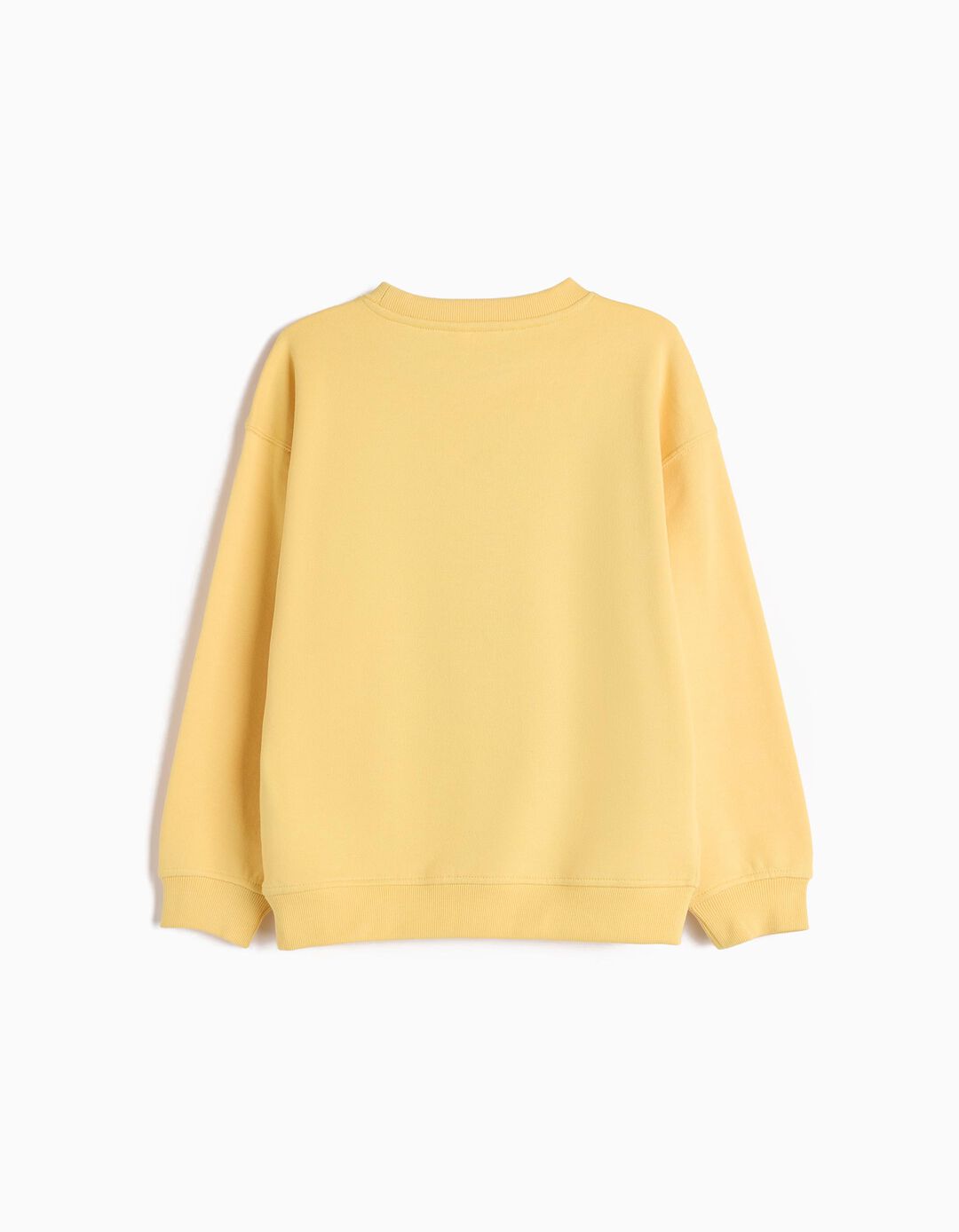 Sweatshirt de Felpa Estampado, Menino, Amarelo