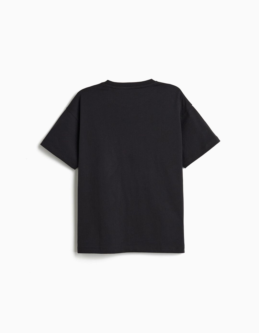 T-shirt Estampada, Menino, Preto