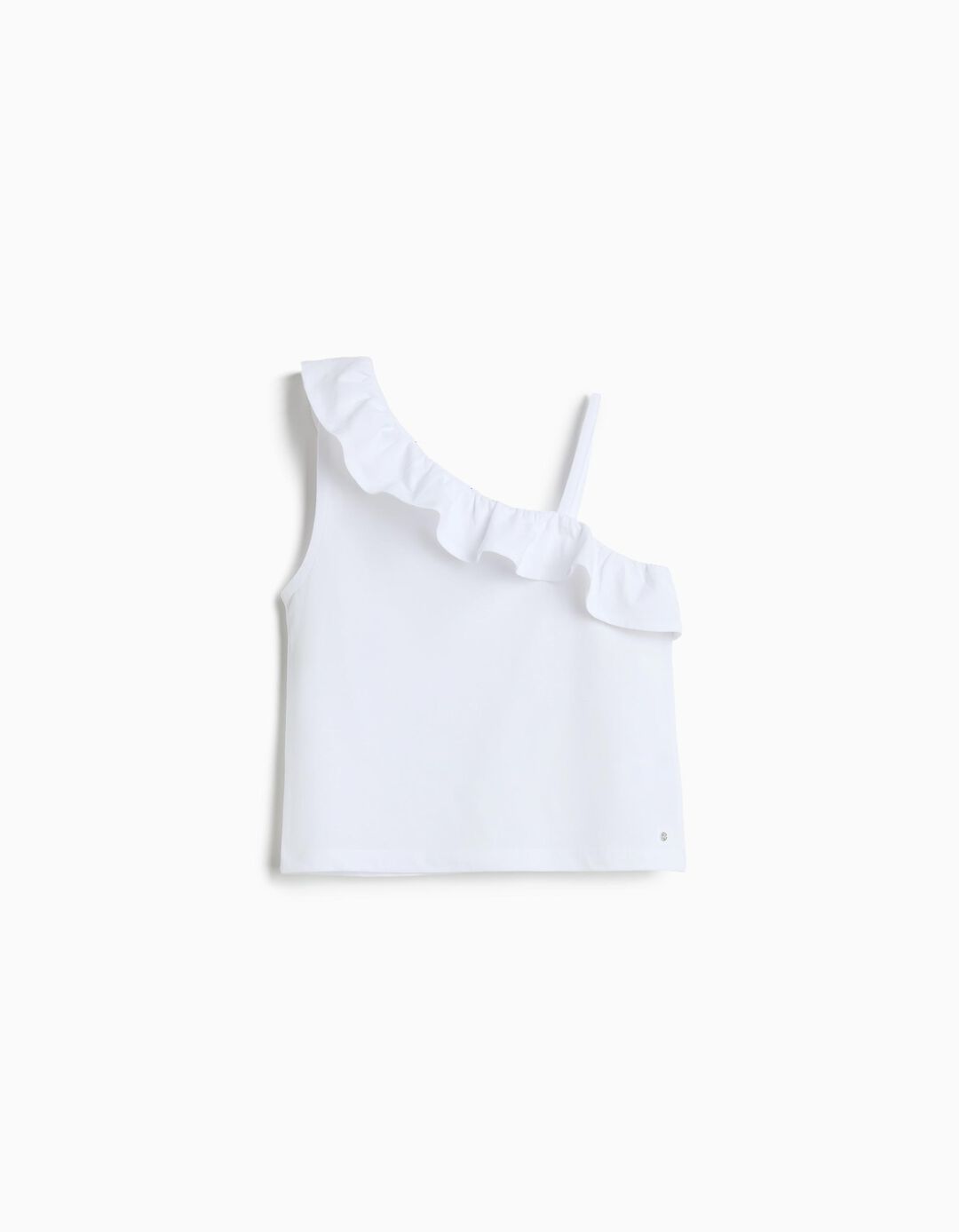 Top Folho, Menina, Branco