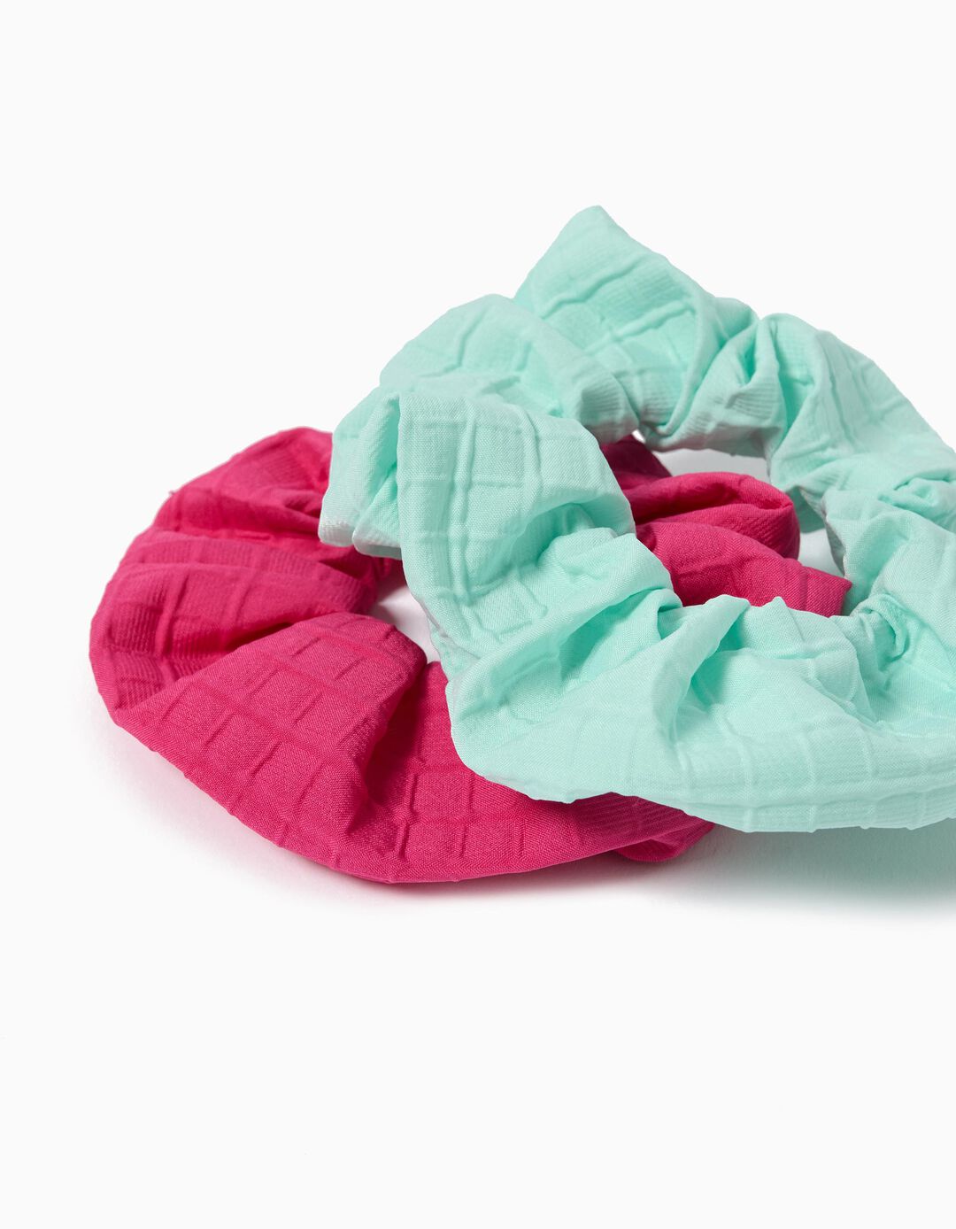 Pack 2 Elásticos de Cabelo Scrunchies, Menina, Multicor