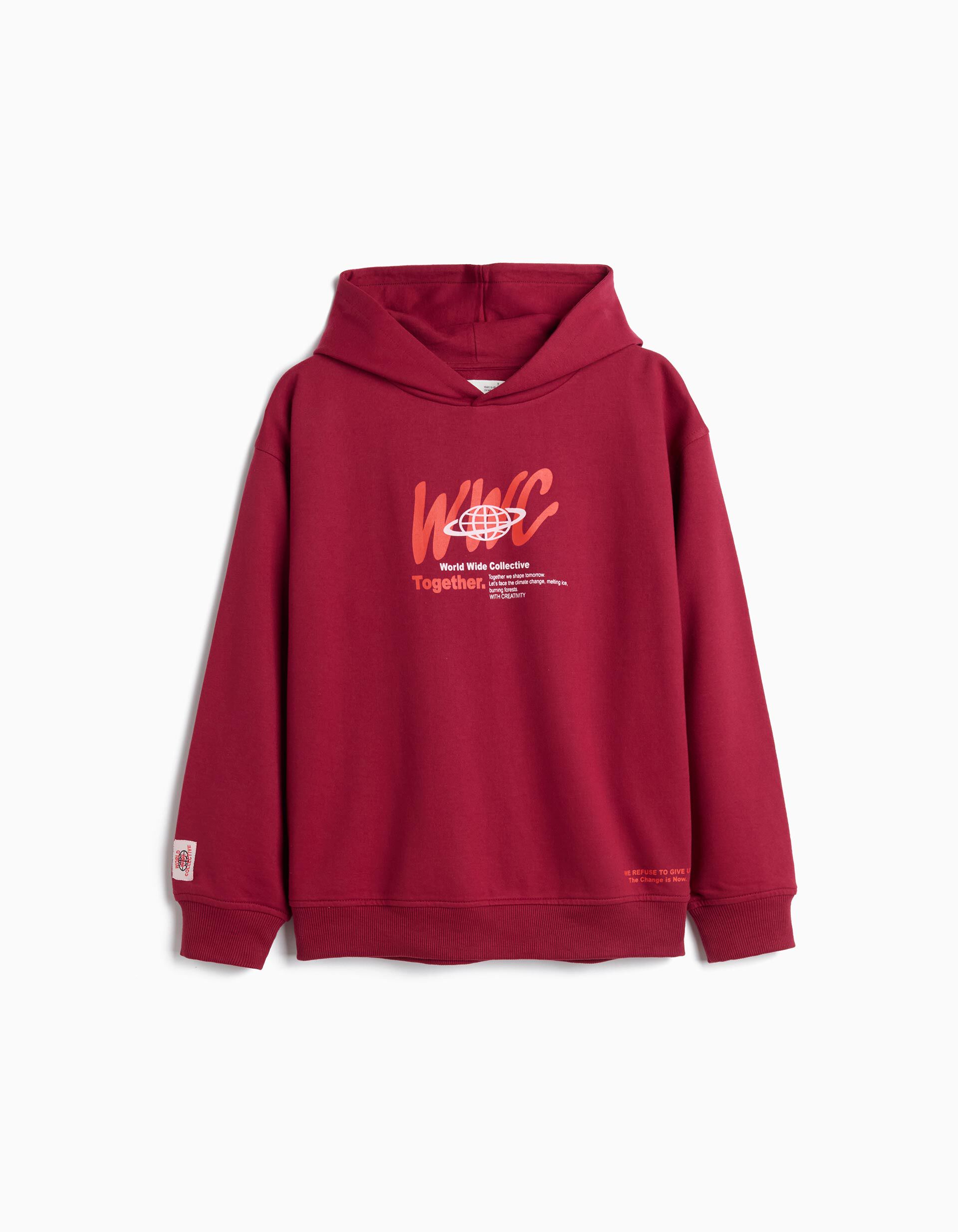 Comprar Online Sweatshirt Com Capuz, Menino, Vermelho