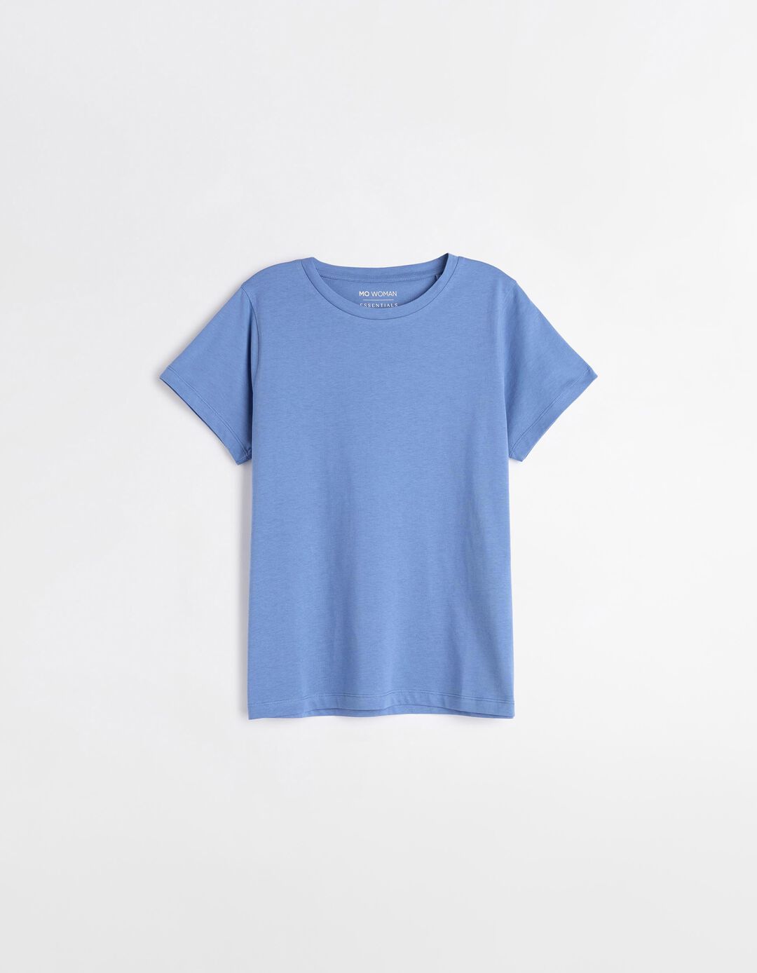 T-shirt Básica, Mulher, Azul