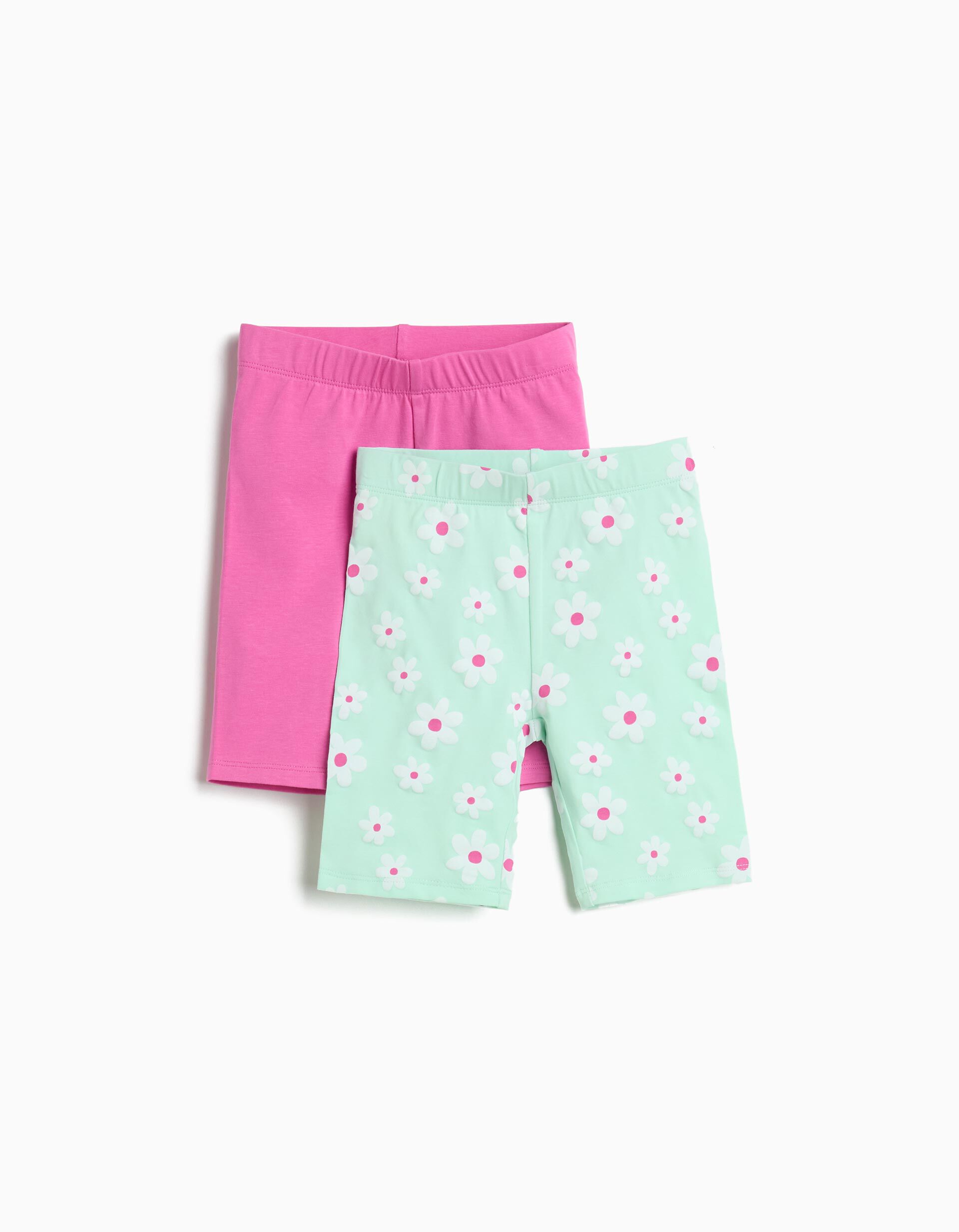 Comprar Online Pack 2 Leggings, Menina, Rosa