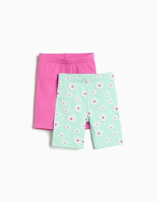 Comprar Online Pack 2 Leggings, Menina, Rosa